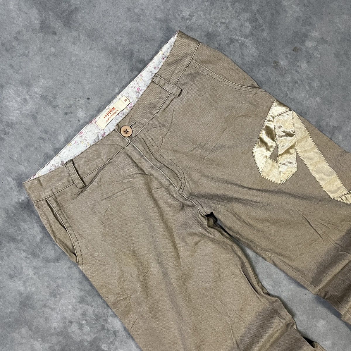 PPFM 2000s PPFM Unique Ribbon Detail y2k Archive Rare Pants Size US 26 / EU 42 - 4 Thumbnail