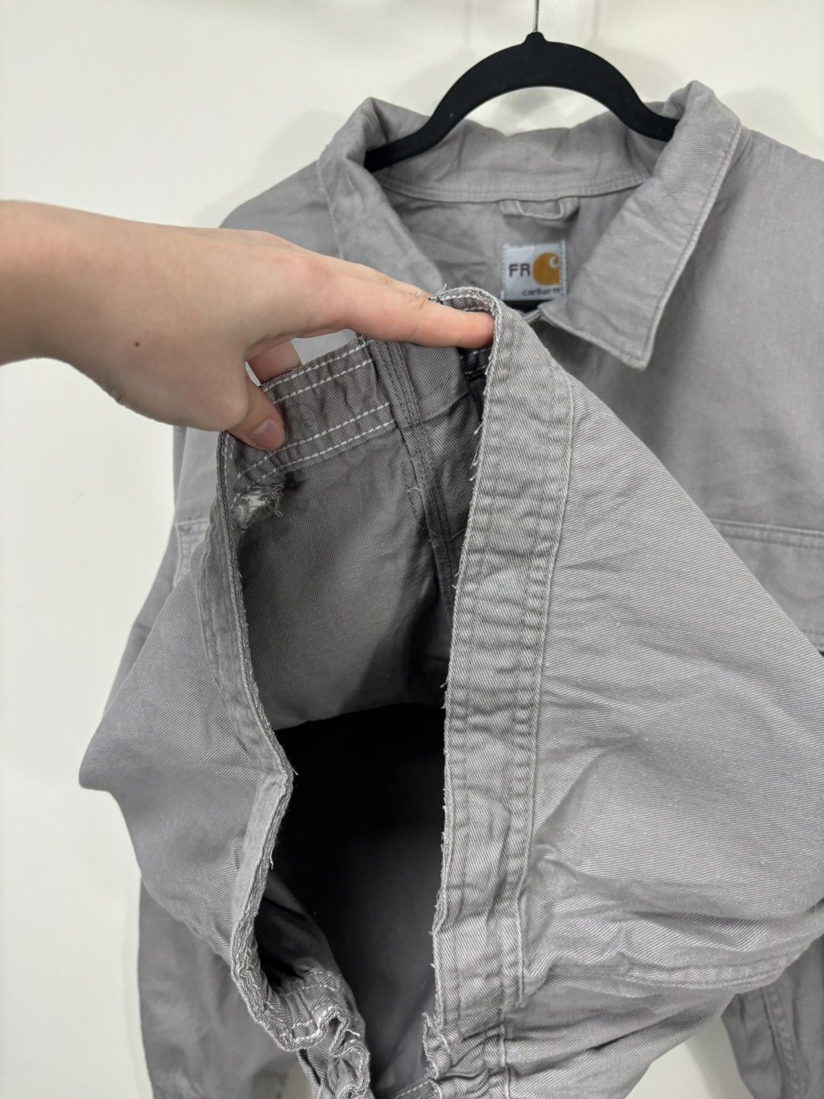 Carhartt Vintage Carhartt FR Gray USA Workwear Boxy Cropped Jacket Size US XL / EU 56 / 4 - 12 Thumbnail
