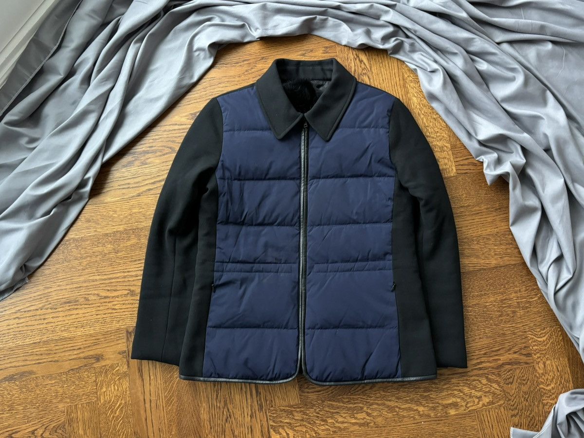 Theory Theory Rabbit Fur Trim Collar Winter Jacket Lambskin Bomber Size M / US 6-8 / IT 42-44 - 17 Thumbnail