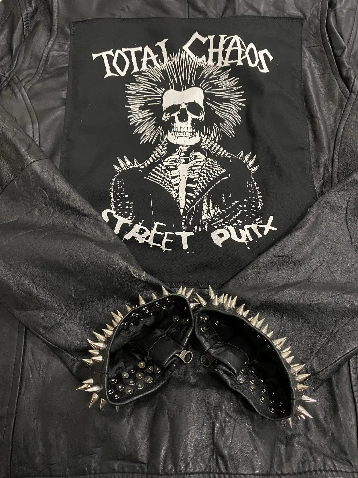 Japanese Brand 1 to 1 Street Punks Leather Studded Spike Jacket Size US M / EU 48-50 / 2 - 10 Thumbnail