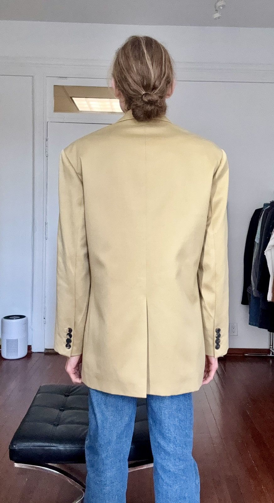 Dries Van Noten Dries Van Noten Runway AW2021 Khaki Blazer Size US M / EU 48-50 / 2 - 11 Thumbnail