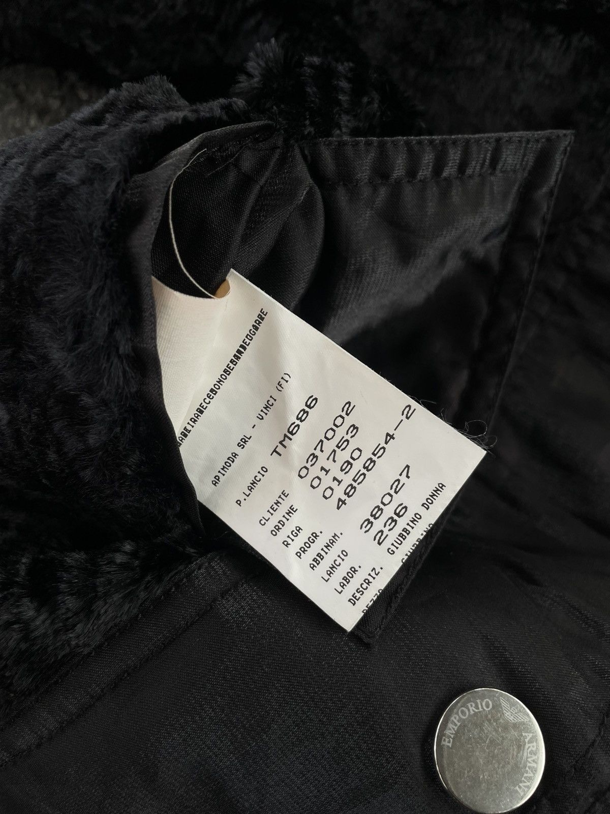 Emporio Armani Emporio Armani | Faux Fur Cropped Jacket Size XS / US 0-2 / IT 36-38 - 9 Thumbnail