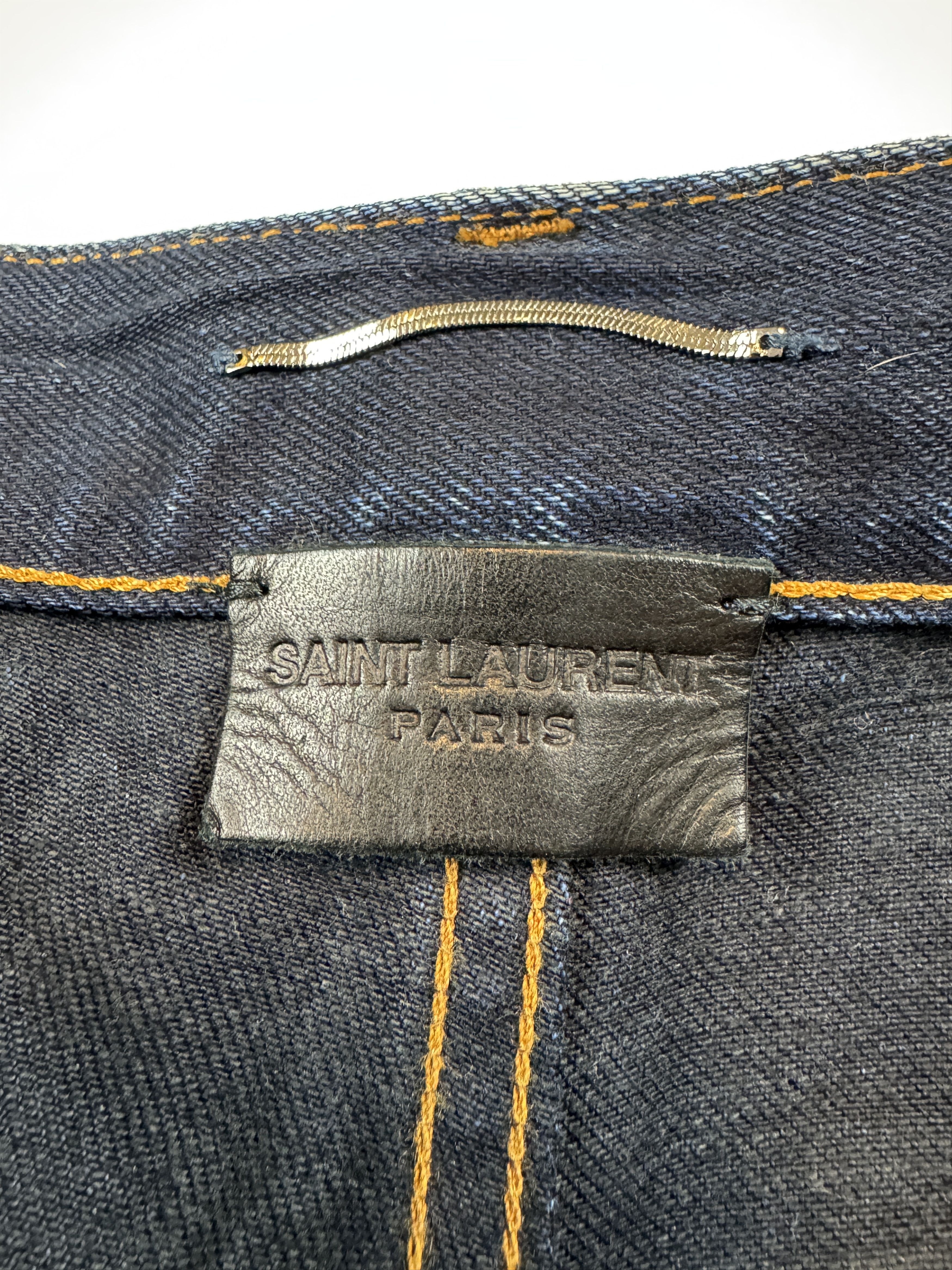 Saint Laurent Paris Saint Laurent Raw Denim D02 JEans Size US 32 / EU 48 - 5 Thumbnail