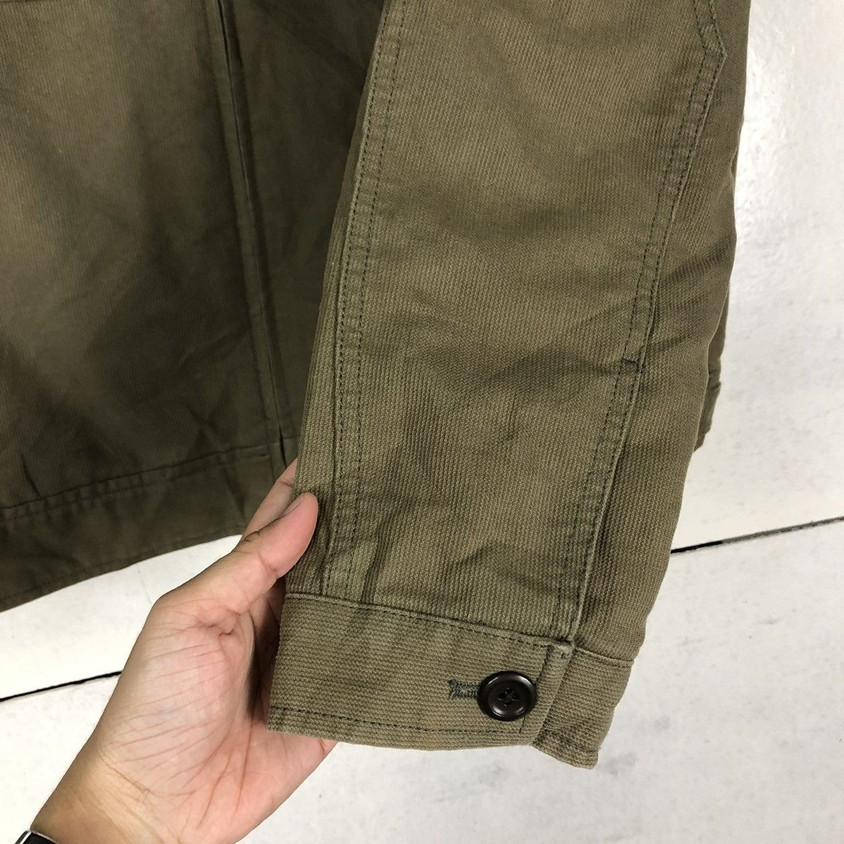 Japanese Brand 📌VINTAGE BIKER JACKET GAP MILITARY DESIGN CARGO POCKET Size US M / EU 48-50 / 2 - 12 Thumbnail