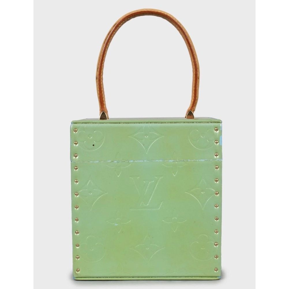Louis Vuitton Louis Vuitton Bleecker Box Green Monogram Vernis Handbag Size ONE SIZE - 3 Thumbnail