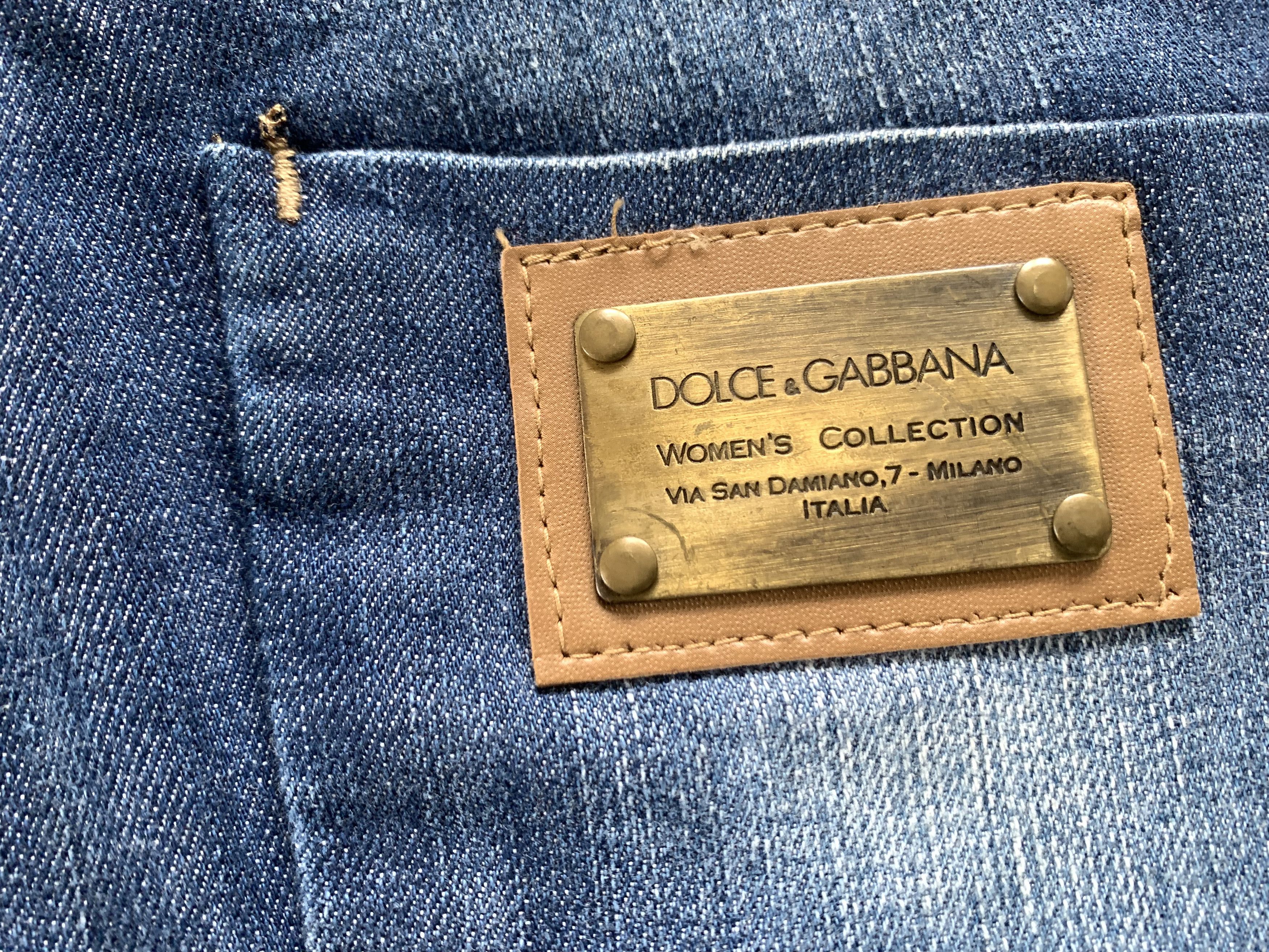 Dolce & Gabbana Vintage Dolce & Gabbana New Women's Jeans Size 28" / US 6 / IT 42 - 8 Thumbnail