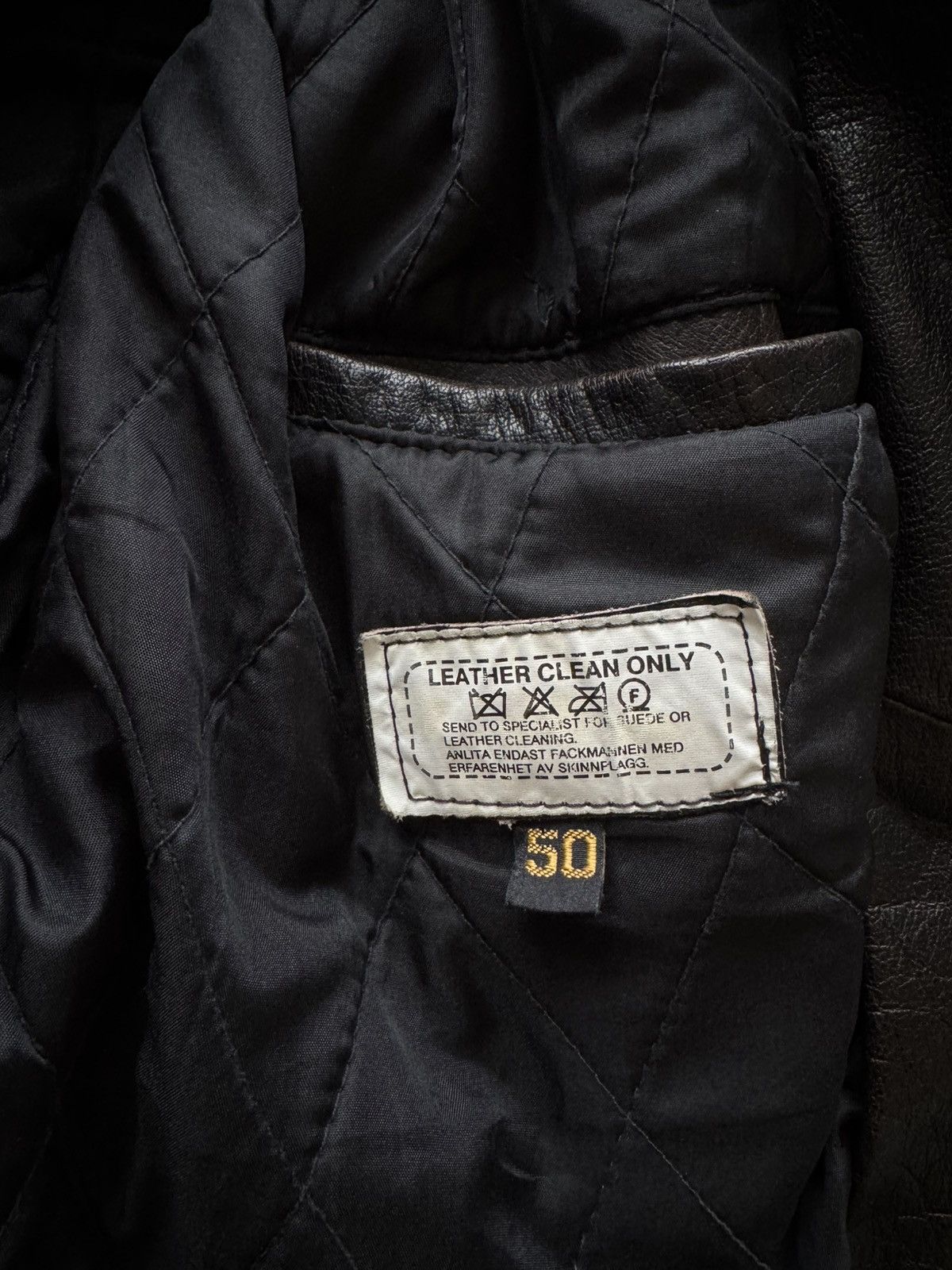 Vintage Vintage washed leather jacket 🔥 Size M / US 6-8 / IT 42-44 - 6 Thumbnail