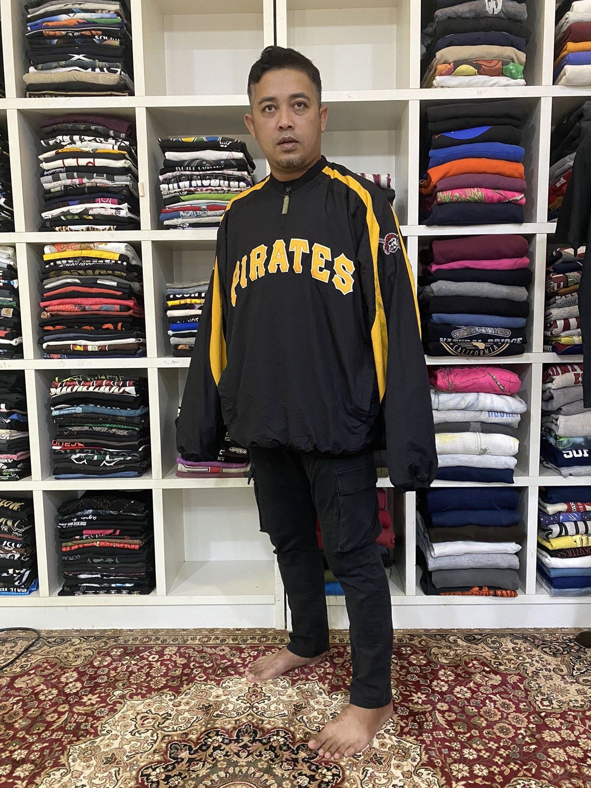 MLB × Majestic × Vintage Vintage MLB Pittsburgh Pirates Sweater Size US XXL / EU 58 / 5 - 3 Thumbnail