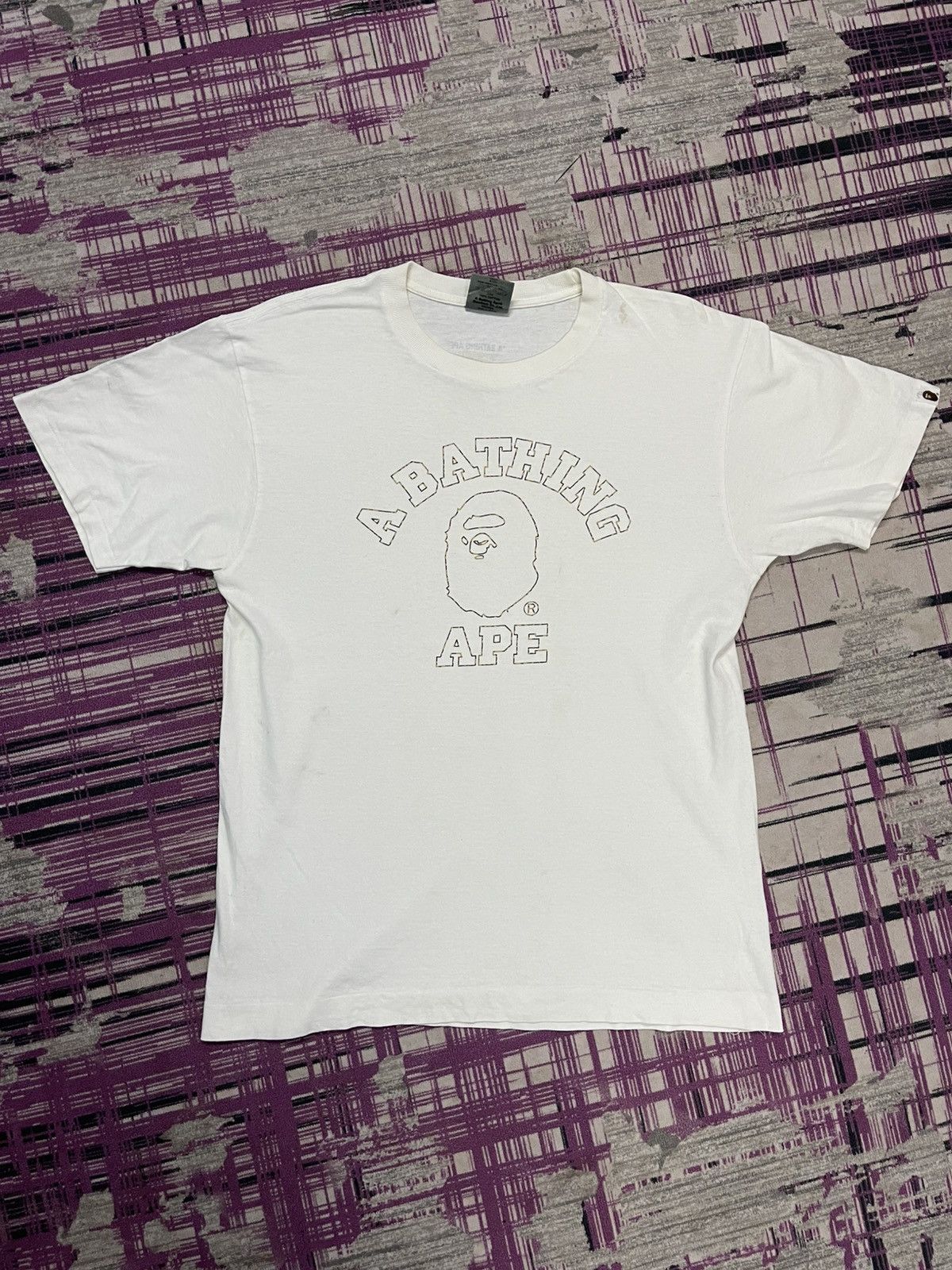 Bape VINTAGE A BATHING APE CAMOCOLLAGE TEE VERY RARE Size US M / EU 48-50 / 2 - 1 Thumbnail