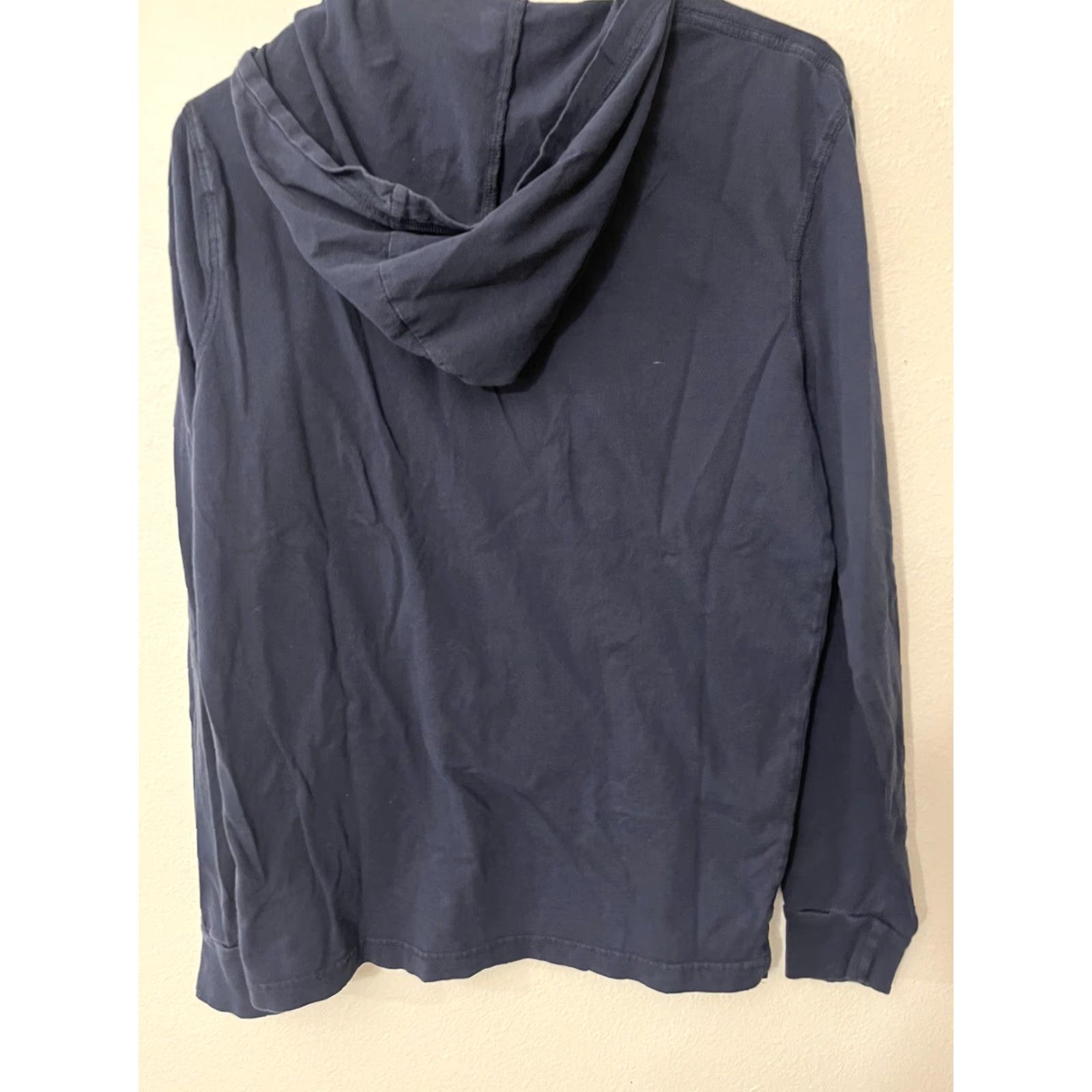 Quiksilver Quiksilver Pullover Sweater Mens Medium Navy Blue Lightweight Solid Long Sleeve Size US M / EU 48-50 / 2 - 2 Thumbnail