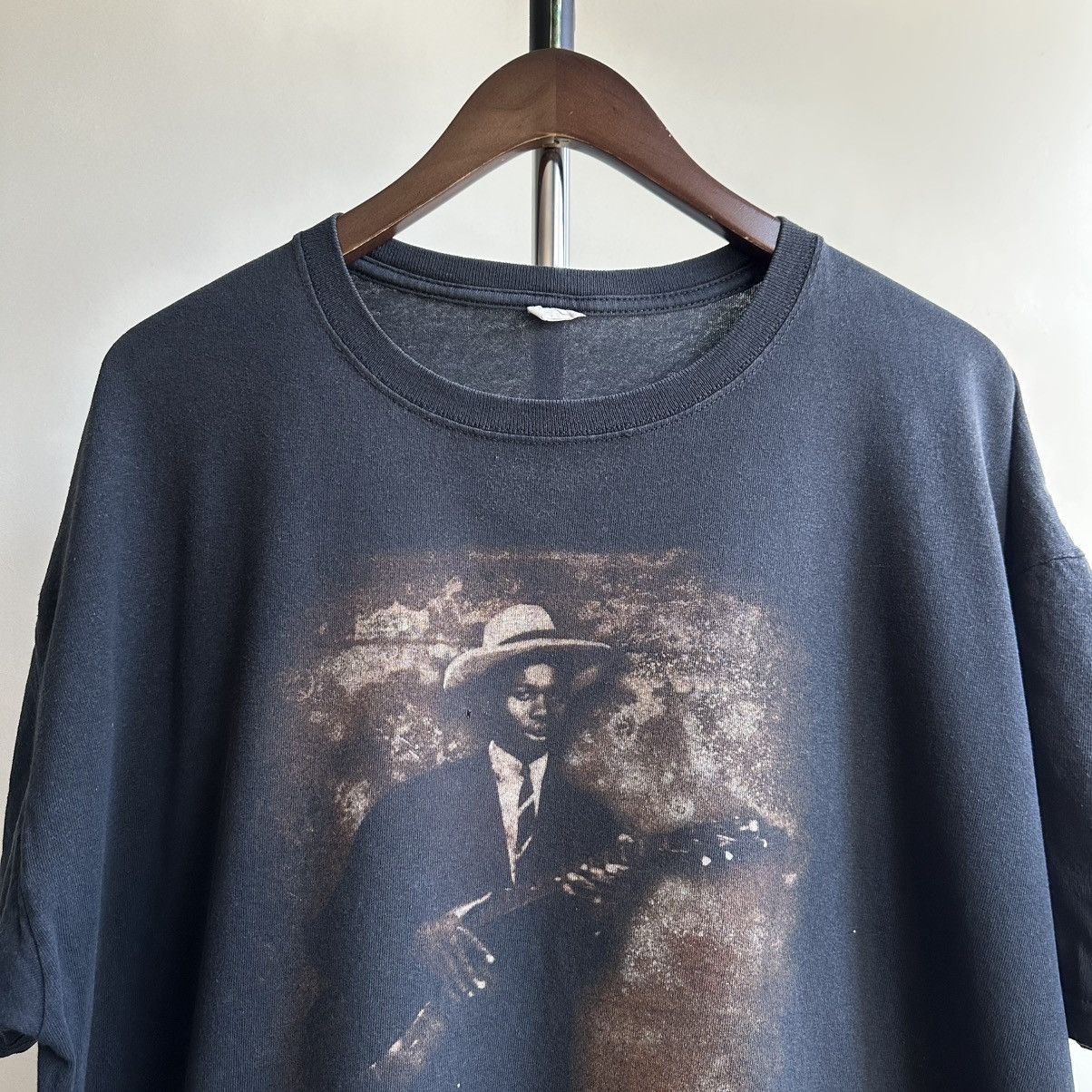 Band Tees × Vintage VINTAGE ROBERT JOHNSON BAND GRAPHIC TEE Size US XXL / EU 58 / 5 - 2 Thumbnail
