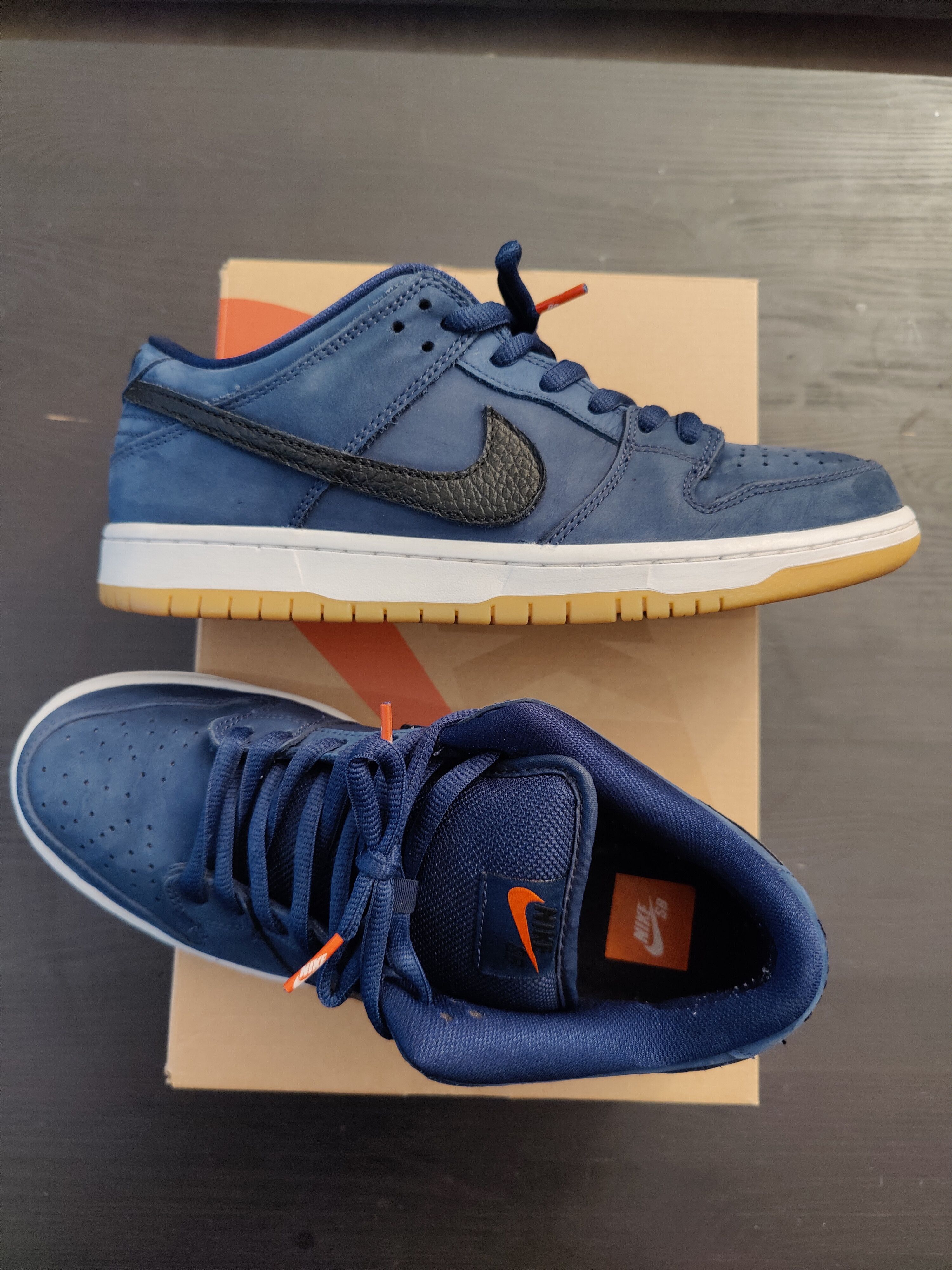 Nike Nike SB Dunk Pro Iso Low Navy/Gum Size US 9.5 / EU 42-43 - 2 Thumbnail