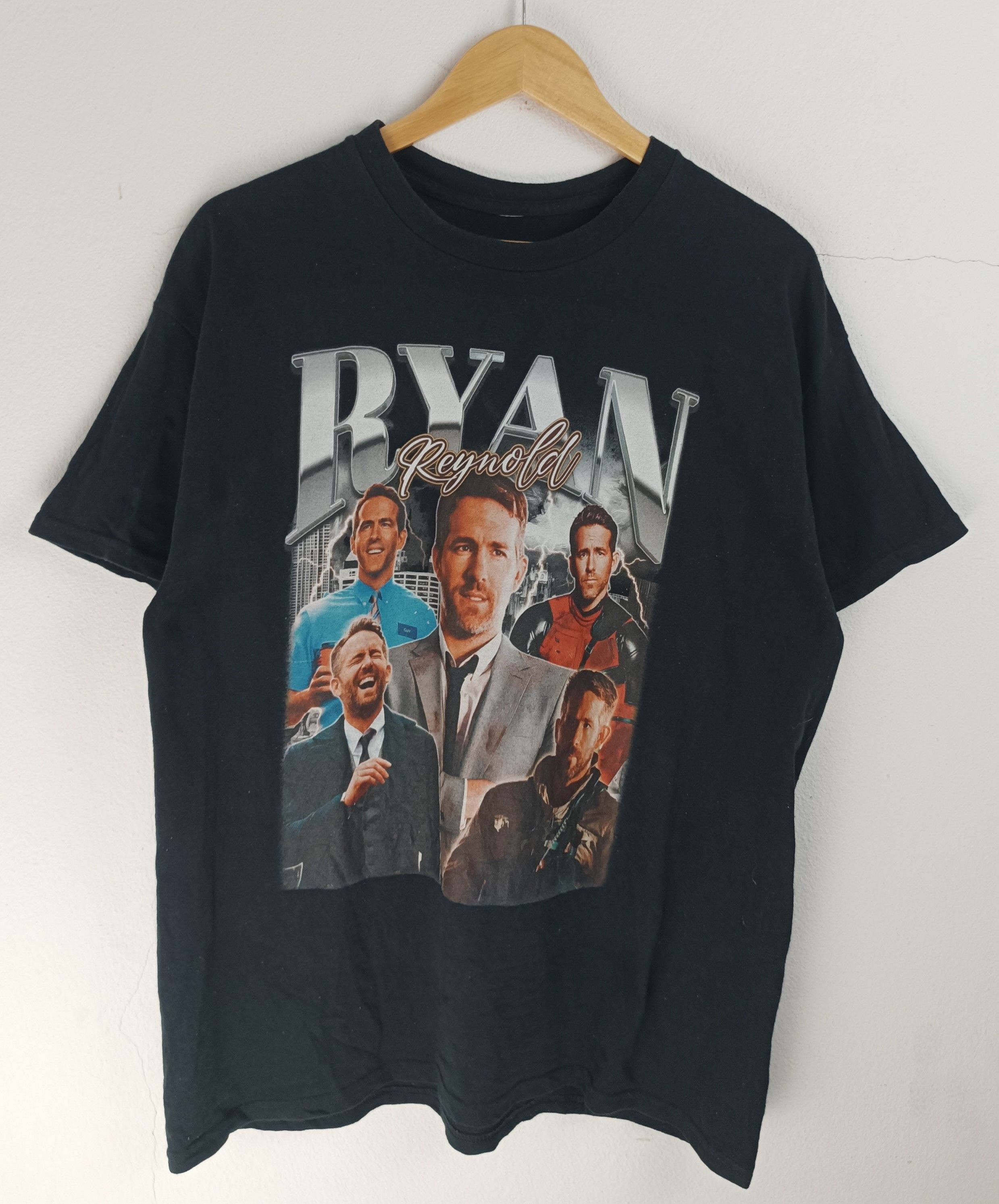 Vintage VINTAGE RYAN REYNOLDS RAP TEE STYLE TEE marvel deadpool Size US L / EU 52-54 / 3 - 3 Thumbnail