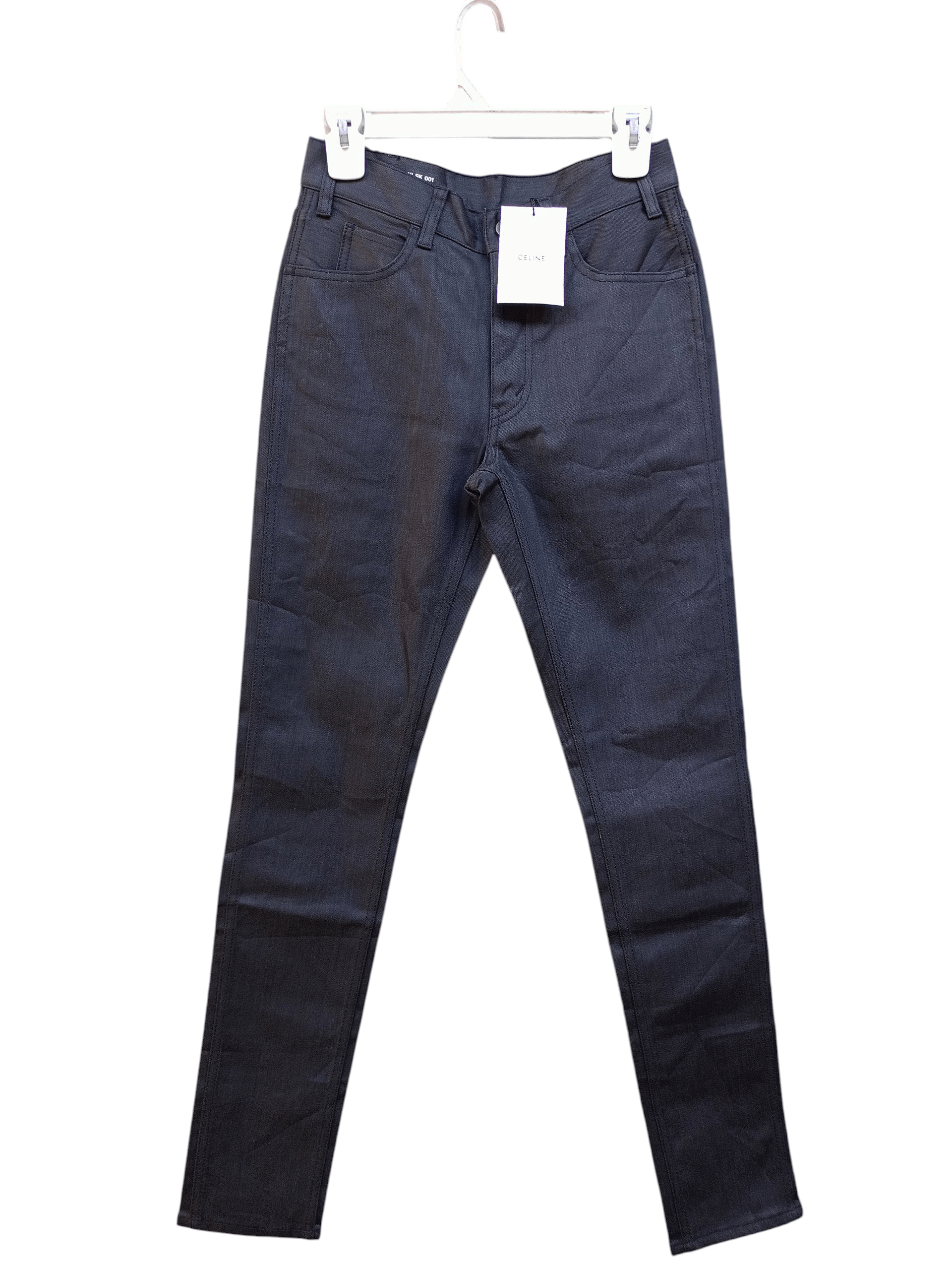 Celine Celine skinny Black Pants Size US 26 / EU 42 - 1 Thumbnail