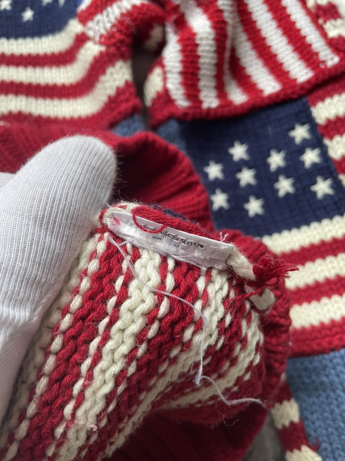 Polo Ralph Lauren Ralph Lauren Women’s Knit Sweater Size S Flag Design Size S / US 4 / IT 40 - 6 Thumbnail