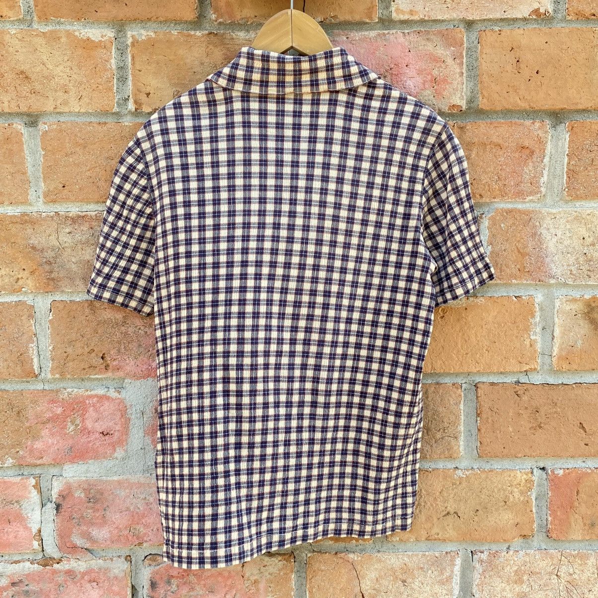 Tsumori Chisato Tsumori Chisato Vintage Plaid Button-Up Pleated Shirt Size M / US 6-8 / IT 42-44 - 6 Thumbnail