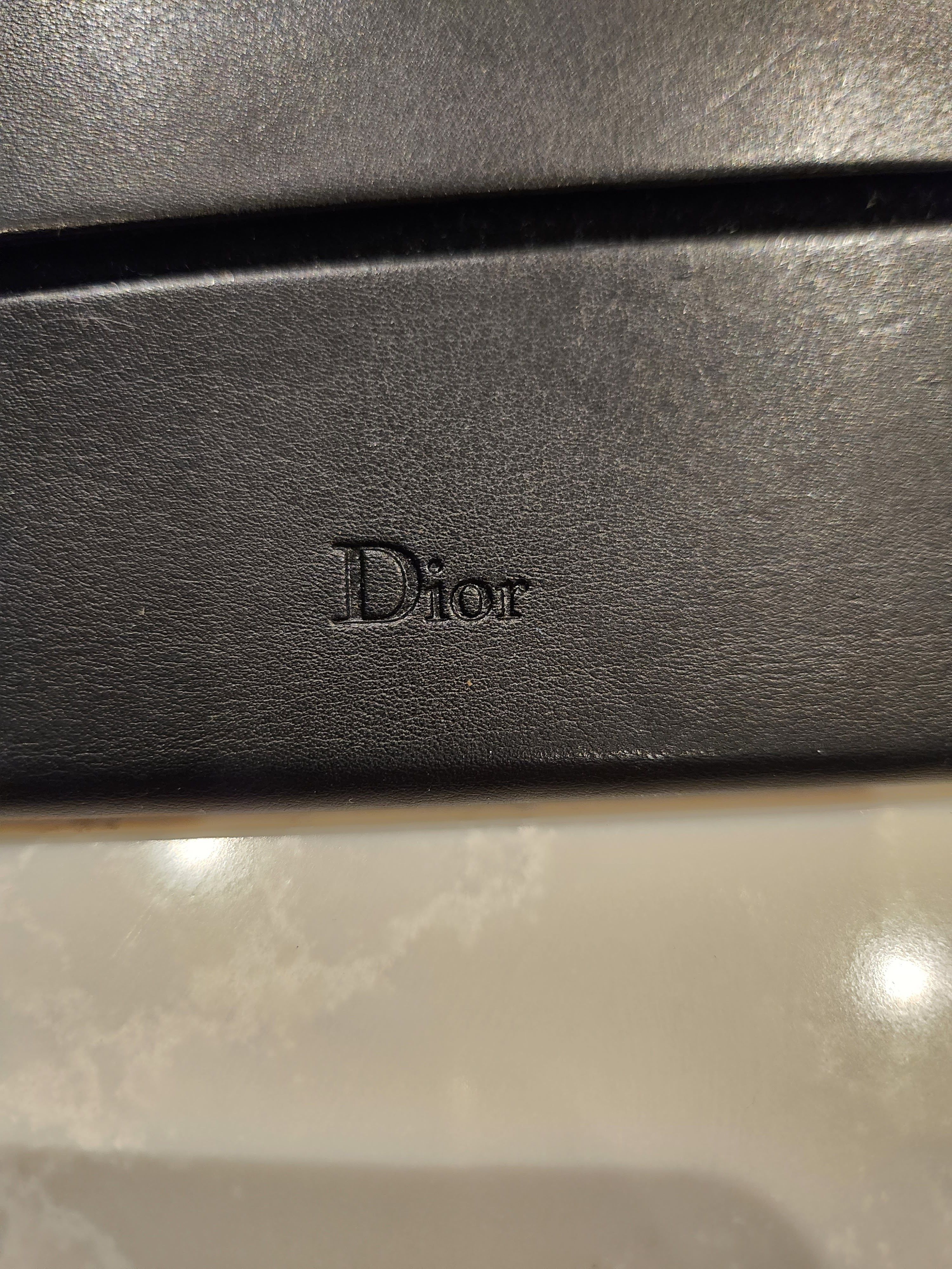 Dior CD 3770 Black Quilted Pattern Glasses Frames Made Italy Size ONE SIZE - 12 Thumbnail