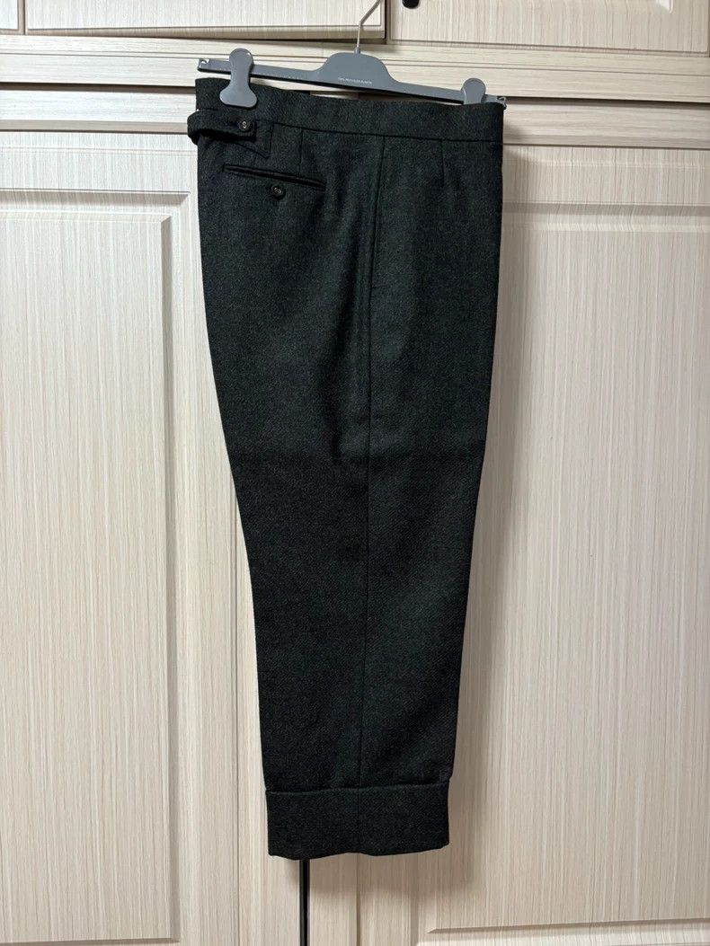 Thom Browne Thom Browne Wool Classic Tailored Trousers - dmc Size US 31 - 1 Thumbnail