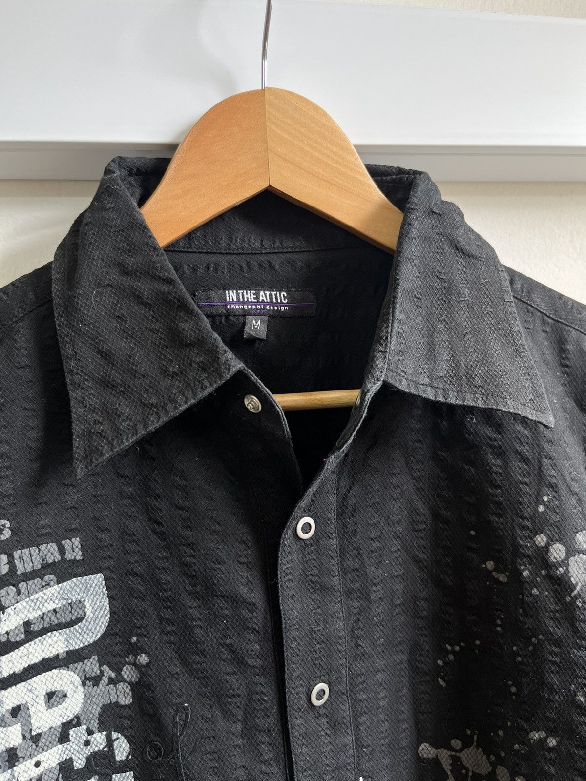 In The Attic Vintage Y2k In The Attic Gothic Punk Emo Shirt Size US M / EU 48-50 / 2 - 3 Thumbnail