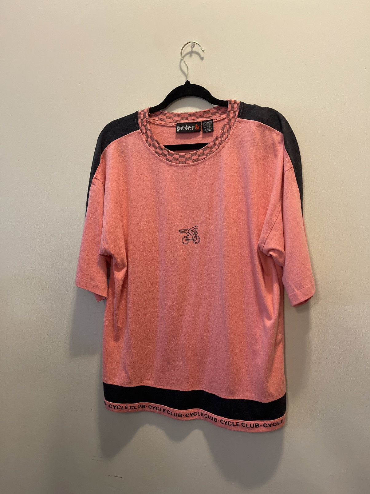 Vintage Vintage 90’s peach Cycle Sport shirt Size US L / EU 52-54 / 3 - 1 Thumbnail