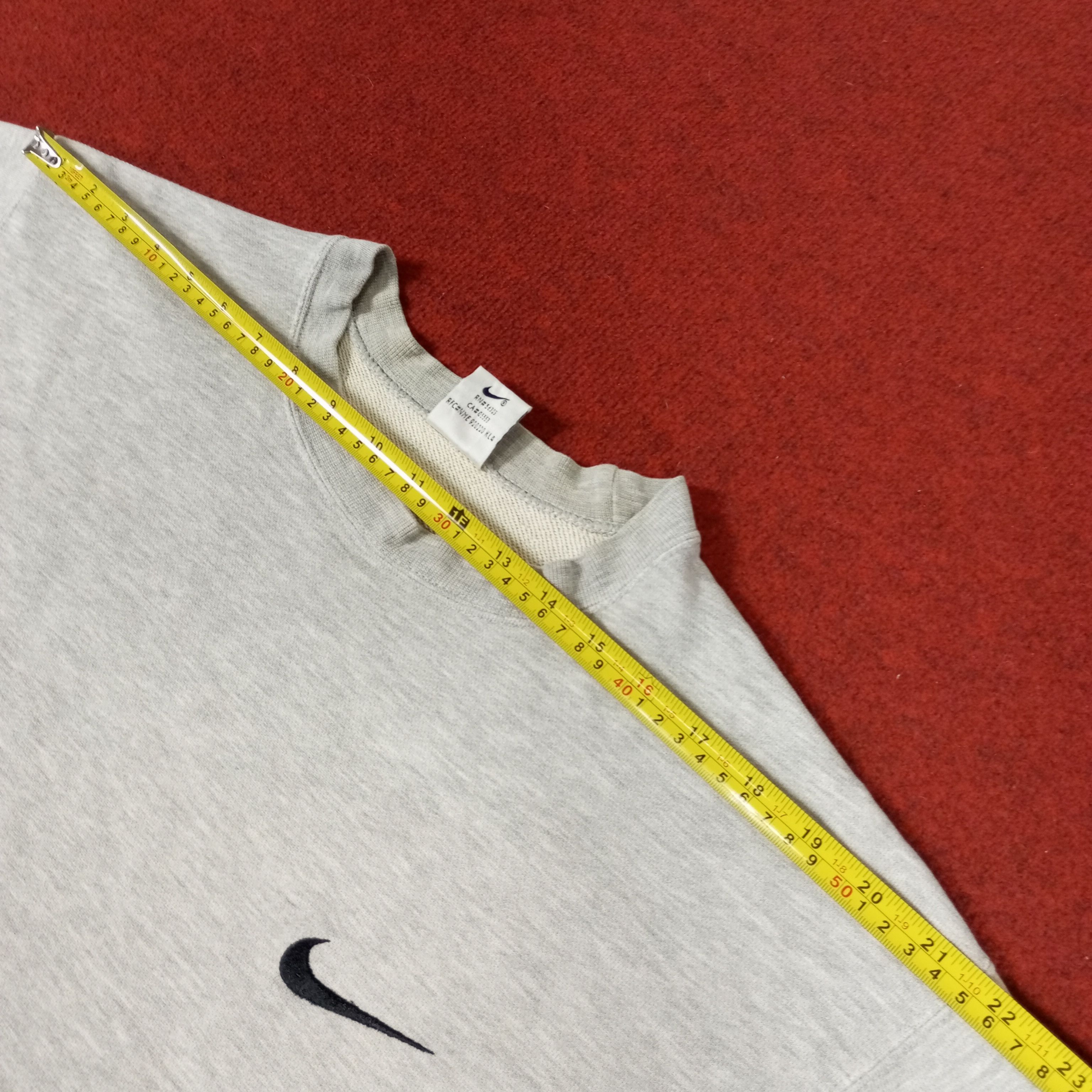 Nike × Vintage Nike Small Logo Design Vintage Sweatshirt Size US XL / EU 56 / 4 - 11 Thumbnail
