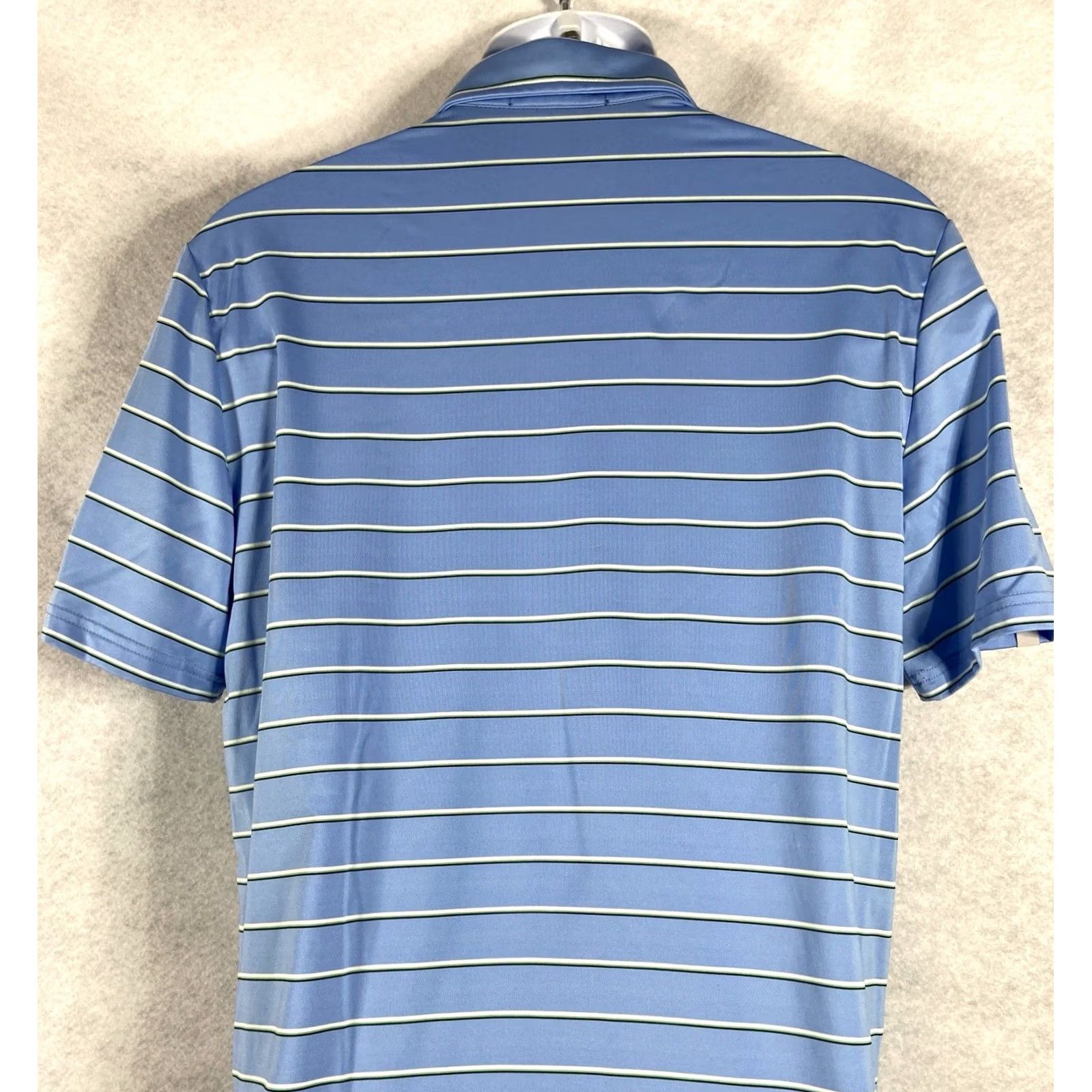RLX Ralph Lauren RLX Ralph Lauren Polo Shirt Small Blue Striped Short Sleeve Golf Tennis New Mens Size US S / EU 44-46 / 1 - 5 Thumbnail