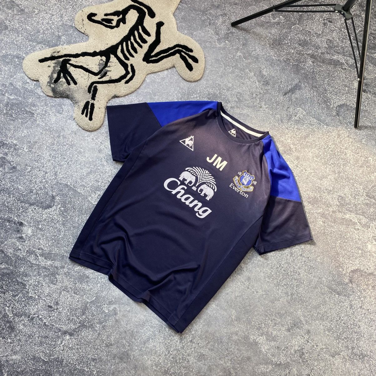 Le Coq Sportif Vintage Le Coq Sportif Everton Team soccer jersey Size US XL / EU 56 / 4 - 1 Thumbnail