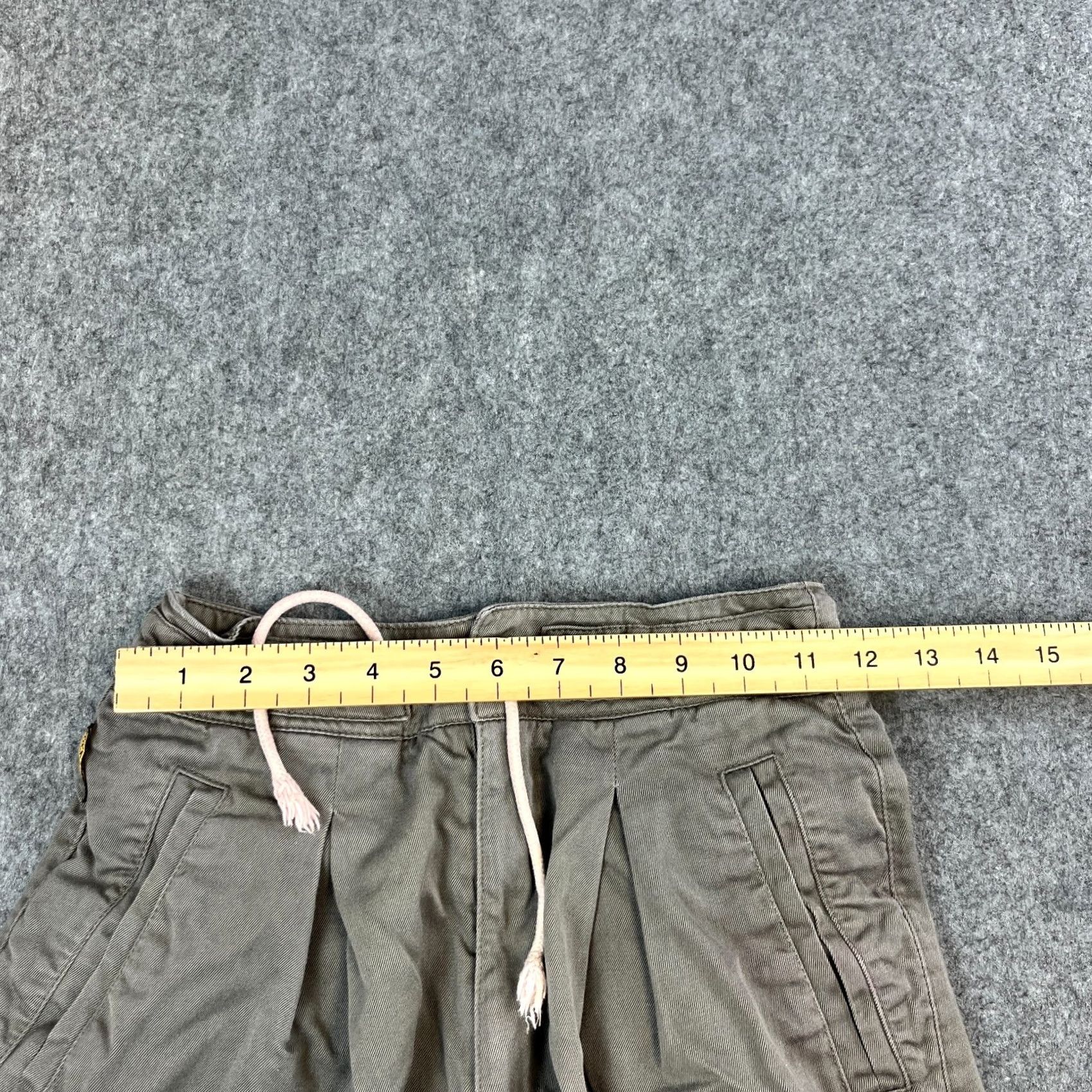 Armani VINTAGE ARMANI Womens Trousers Pants Chino Baggy 24 25 Grey UK4 24in Waist 25in Inside Leg 7in Hem High Rise Apr 11in Adjustable? No Size 27" / US 4 / IT 40 - 7 Thumbnail