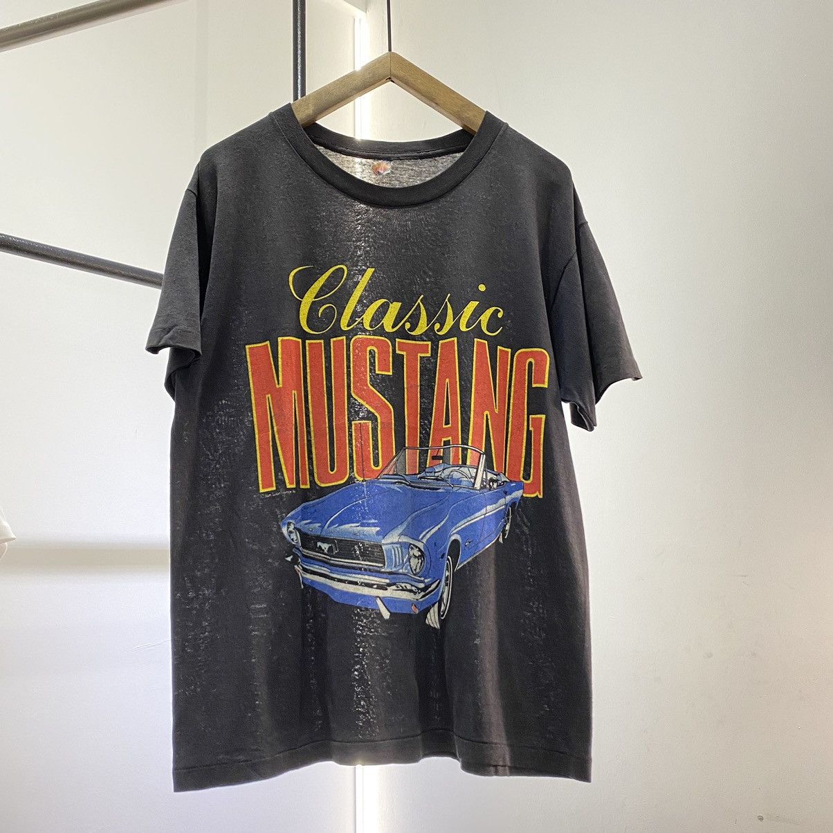 Vintage Vintage 80s Ford Mustang Tee Size US L / EU 52-54 / 3 - 1 Thumbnail