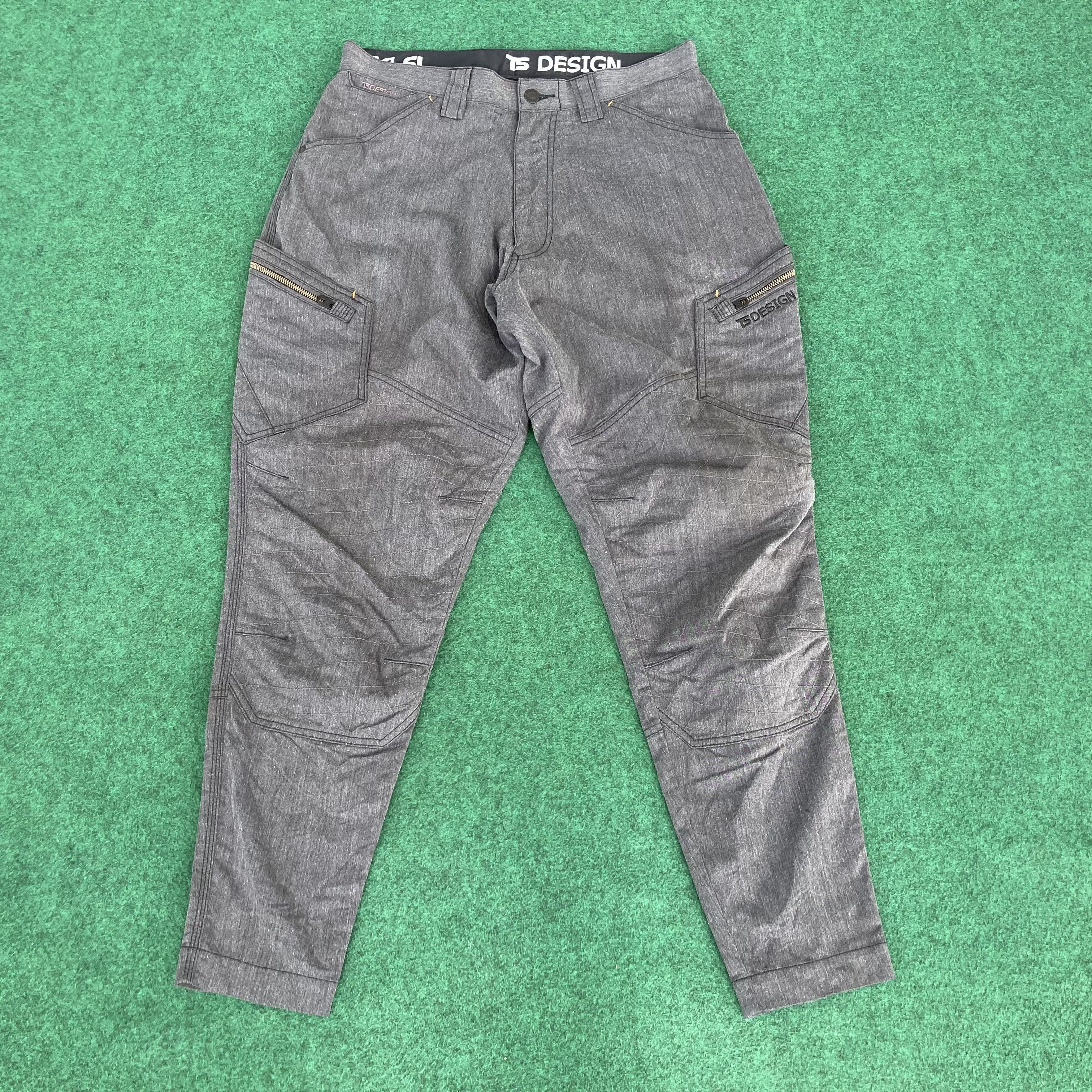 Japanese Brand TS Design Double Knee Pocket Cargo Pants Size US 31 - 1 Thumbnail