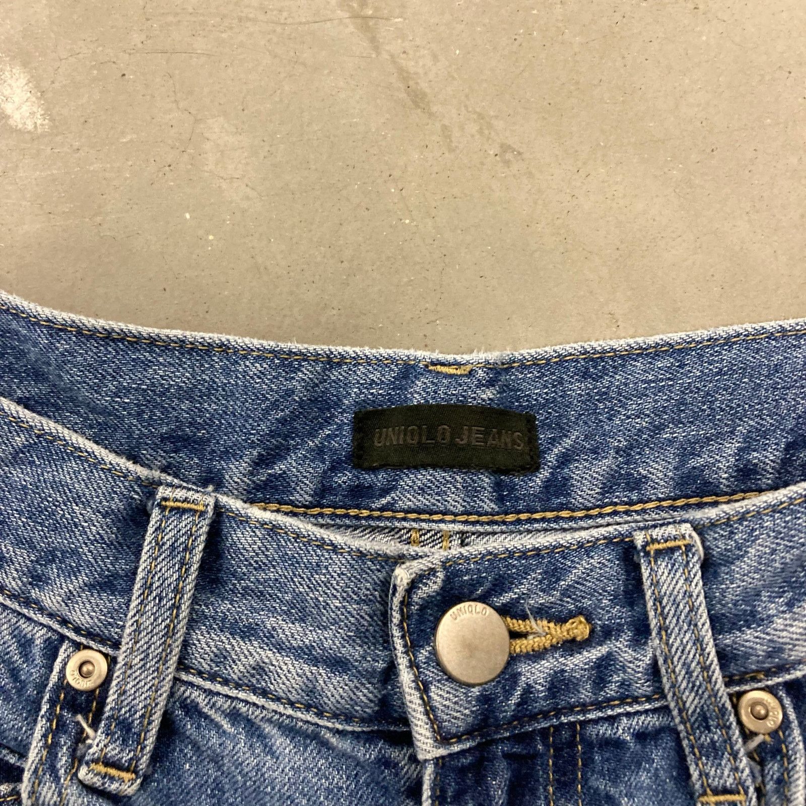 Uniqlo × Vintage Baggy Y2K Uniqlo Jeans 24x28 Size US 26 / EU 42 - 3 Thumbnail