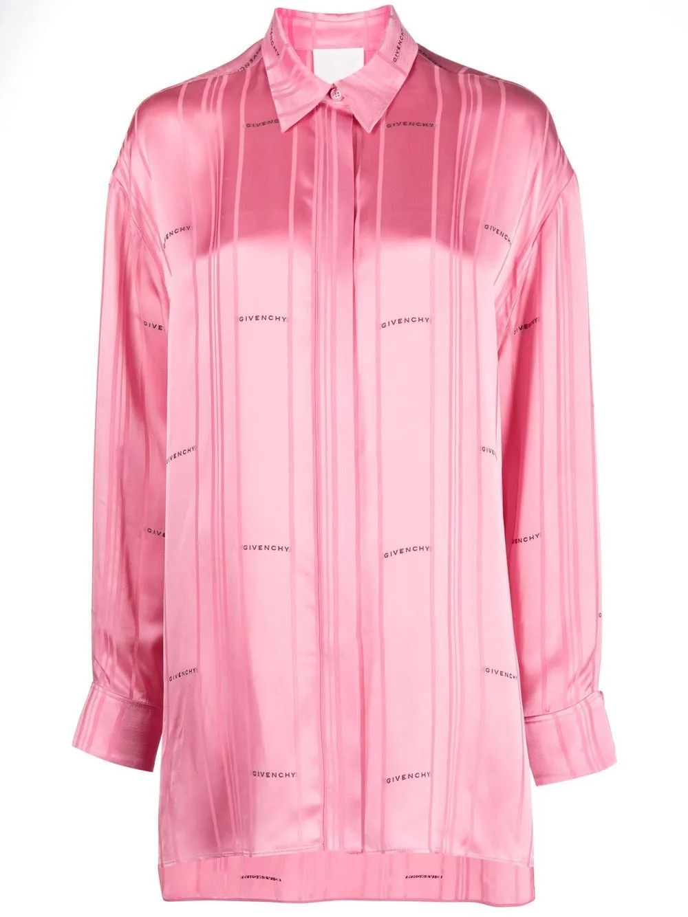 Givenchy o1y0925 Patterned Shirt in Pink Size S / US 4 / IT 40 - 1 Thumbnail