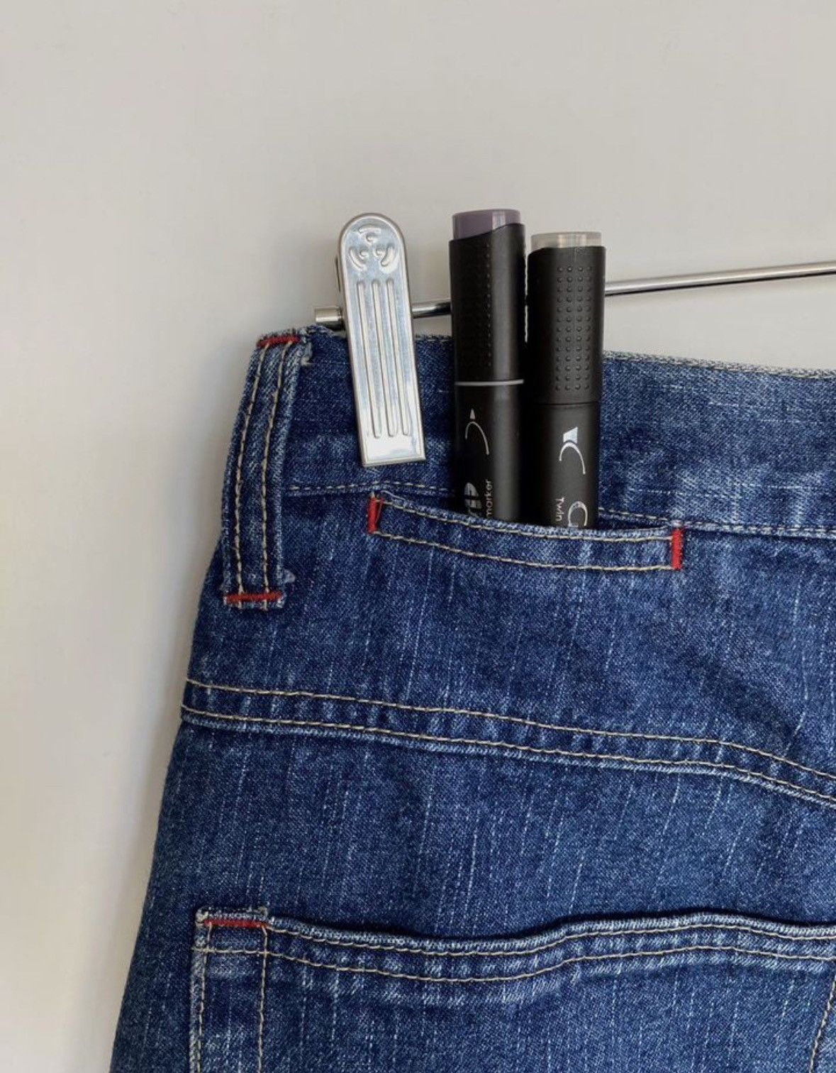 Vintage 32x32 Raw Blue Rap Jeans Size US 32 / EU 48 - 6 Thumbnail