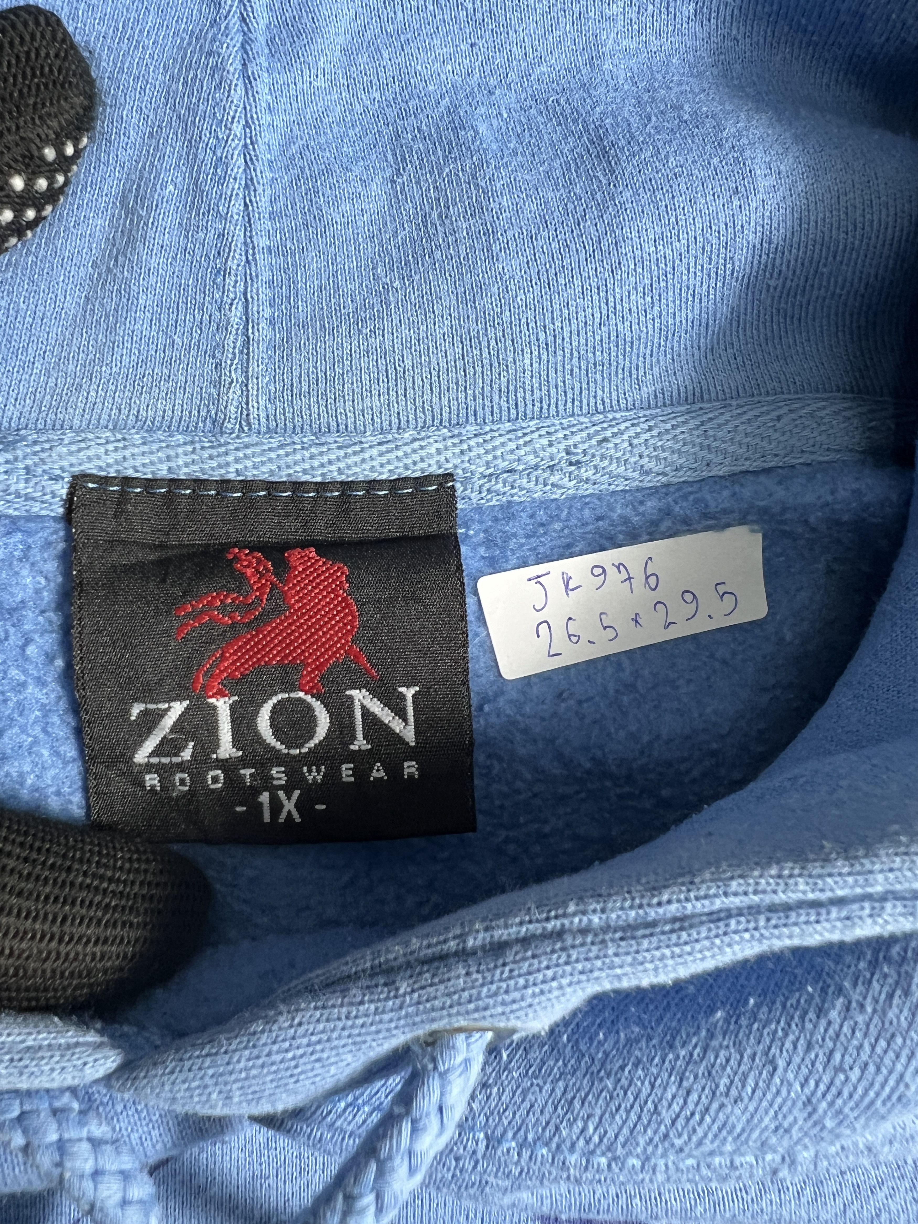 Bob Marley × Vintage × Zion Rootswear Vintage Bob Marley Zion Rootswear Hoodie (XL) JK976 Size US XL / EU 56 / 4 - 3 Thumbnail