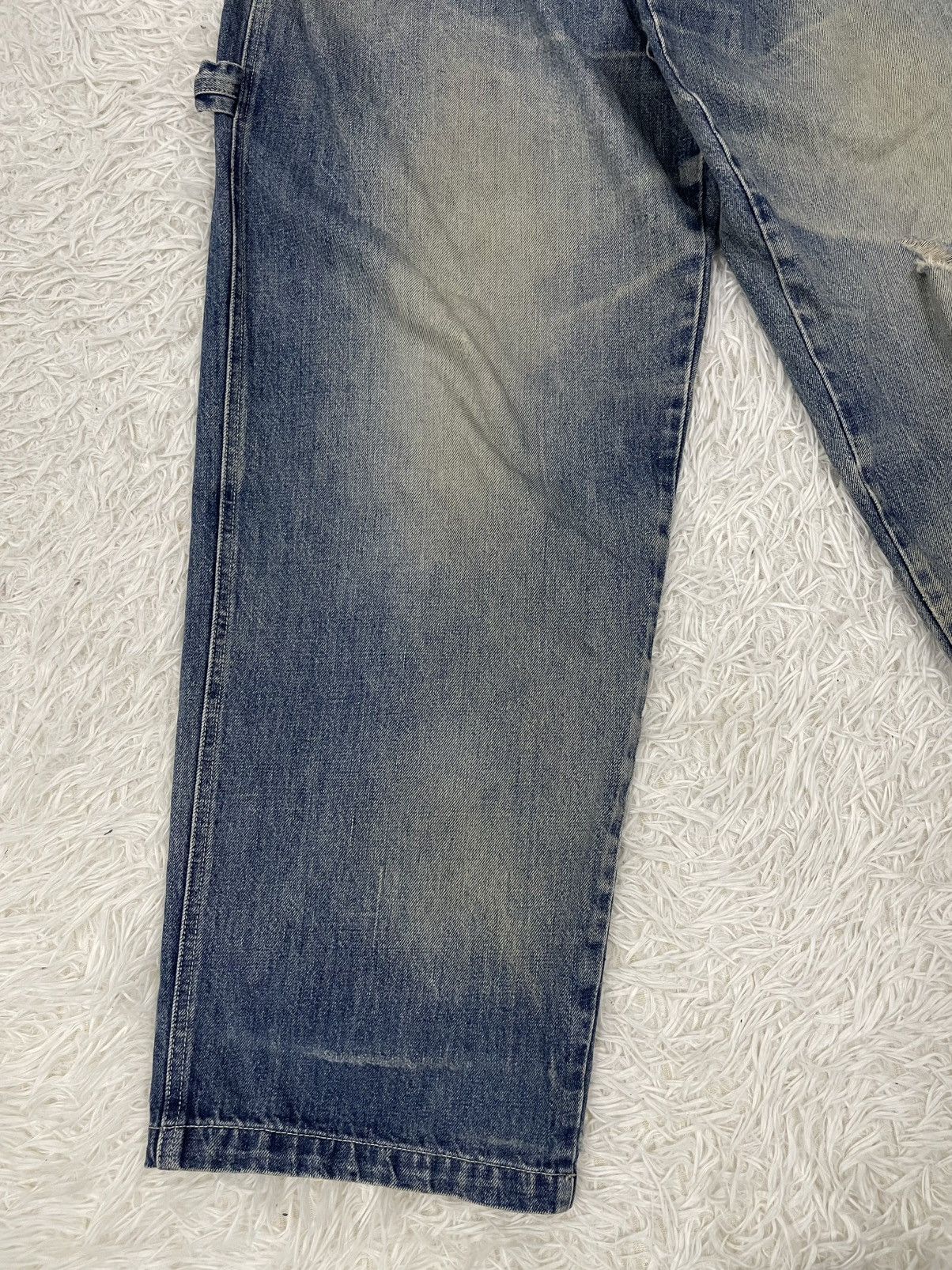 Japanese Brand Piko Hawaiian Carpenter Cargo Jeans Pant Size US 32 / EU 48 - 4 Thumbnail