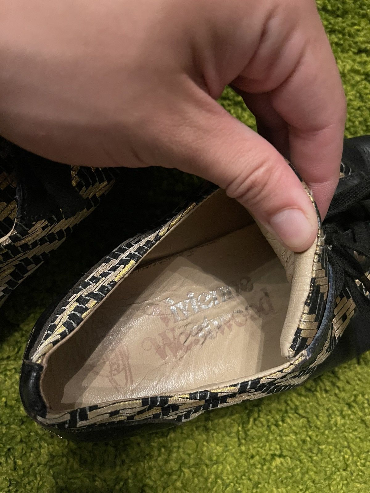 Designer × Vivienne Westwood Vivienne Westwood avant garde real leather sneakers Size US 8 / EU 41 - 10 Thumbnail