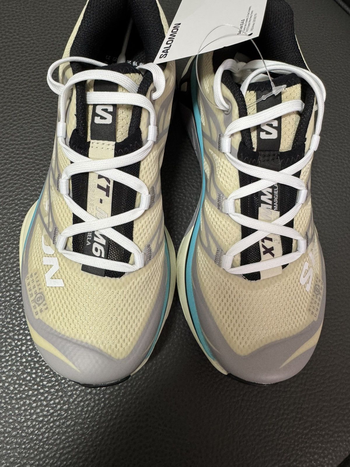 Salomon NIB XT-MM6 Retro Hiking Sneakers Unisex - Beige/Blue, 36.5 Size US 5.5 / IT 35.5 - 3 Thumbnail
