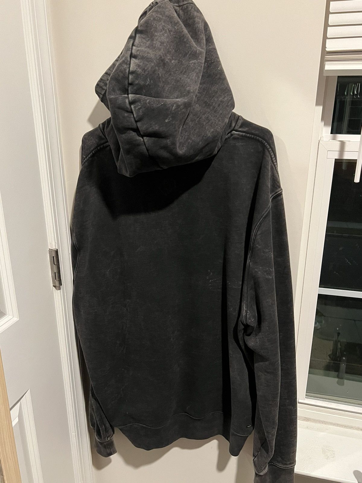 Amiri $1050 Amiri Filigree Hoodie Washed Black Size US XXL / EU 58 / 5 - 3 Thumbnail
