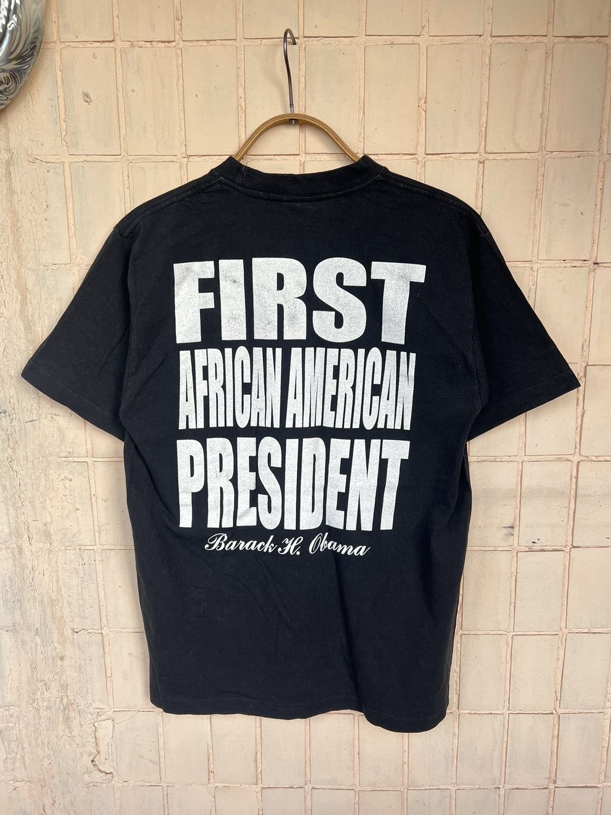 Other Vintage BARACK OBAMA First African American President shirts Size US S / EU 44-46 / 1 - 11 Thumbnail