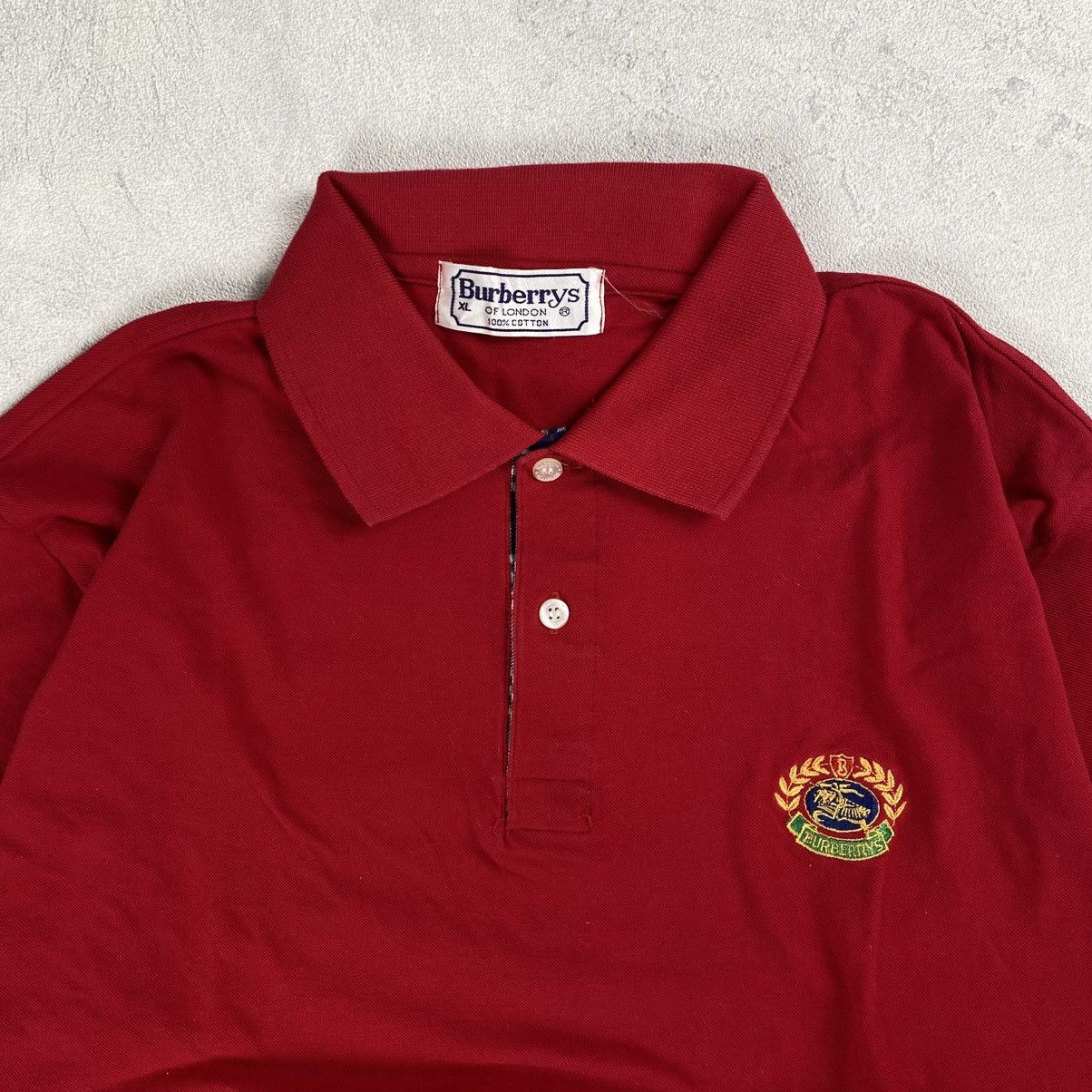 Burberry Vintage burberrys Longsleeve Polo Shirt Size US XL / EU 56 / 4 - 10 Thumbnail