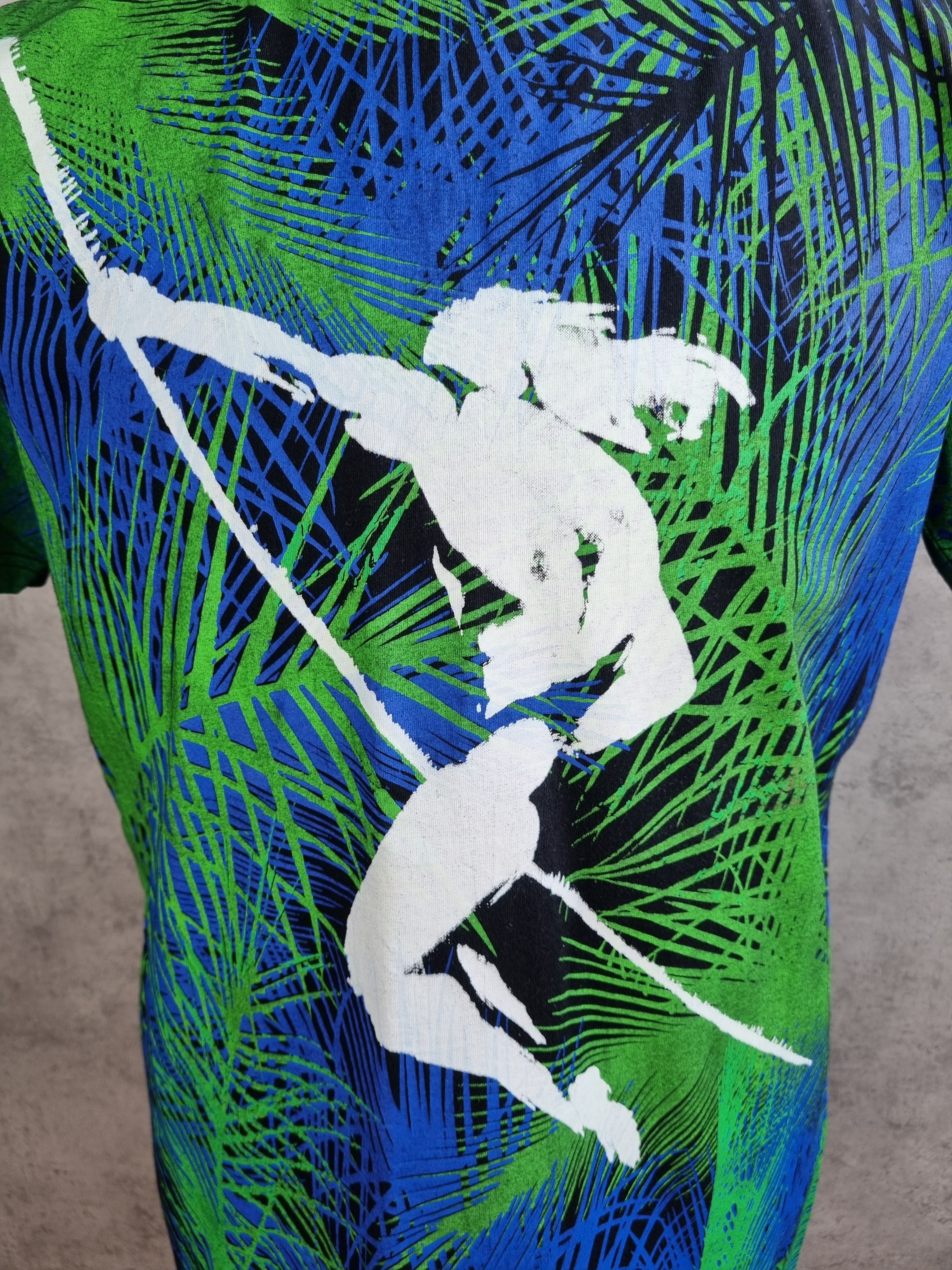 Disney × Vintage Musical Tarzan Jungle All Over Print Tee Shirt Size US M / EU 48-50 / 2 - 3 Thumbnail