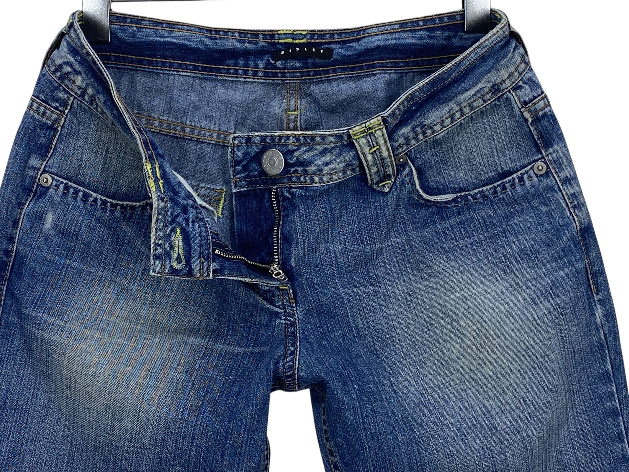 Other Sisley Low Rise Bootcut Flare Jeans Japanese Size 26" / US 2 / IT 38 - 10 Thumbnail