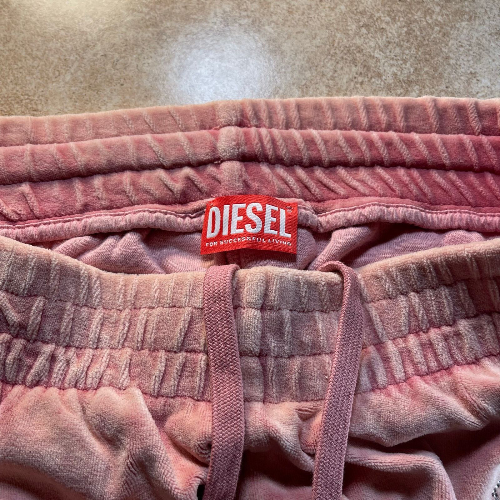 Diesel Diesel Velvet Trousers Pink Size 30" / US 8 / IT 44 - 2 Thumbnail