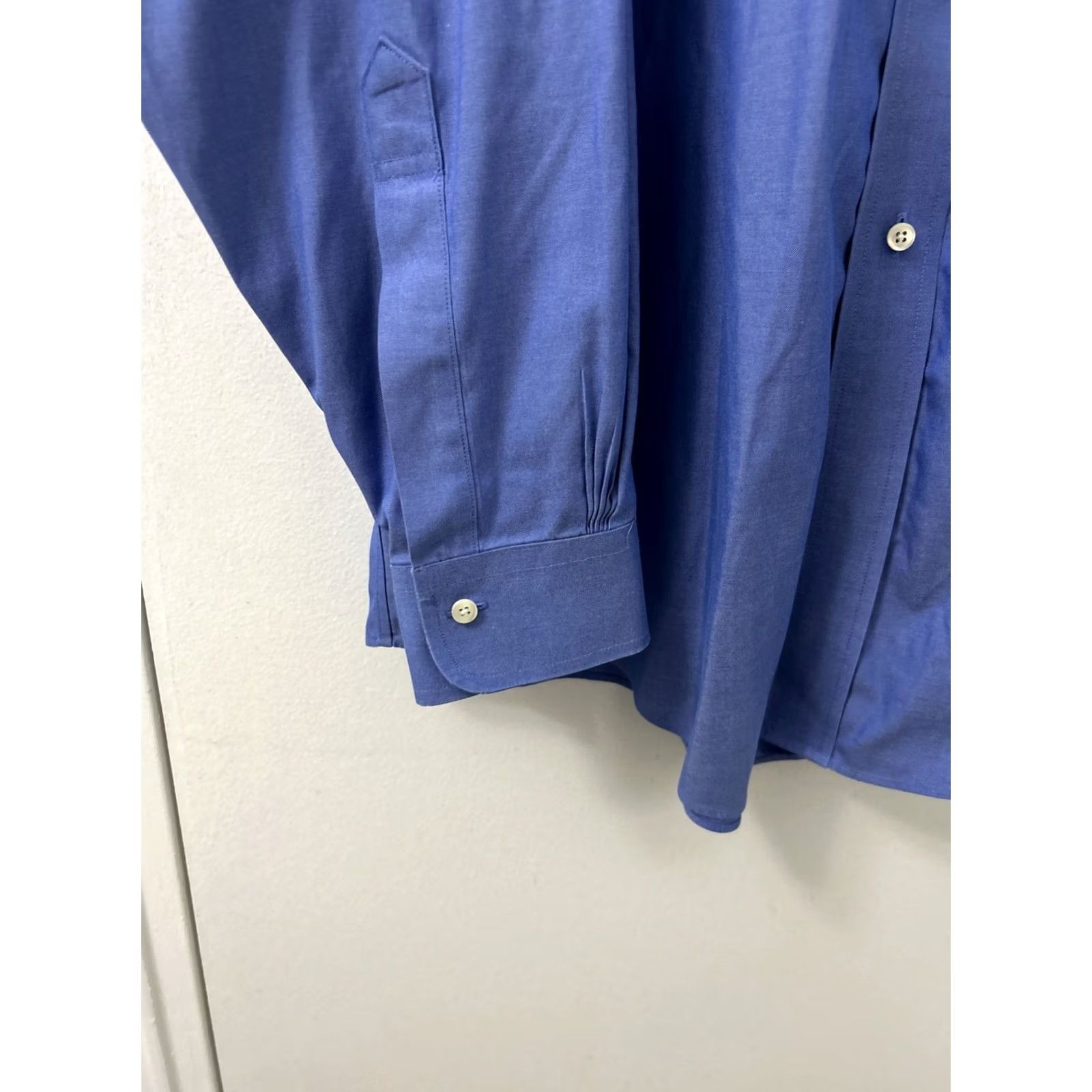 Brooks Brothers Brooks Brothers Original Polo Shirt Mens Sz 16.5 Blue Oxford Classic Supima L/S Shirt Size US XL / EU 56 / 4 - 7 Thumbnail