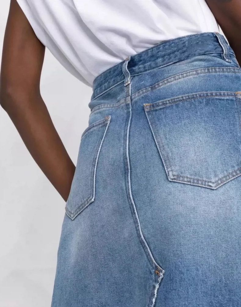 Maison Margiela Maison Margiela Denim stitching structure short skirt Size 25" / US 0 / IT 36 - 9 Thumbnail