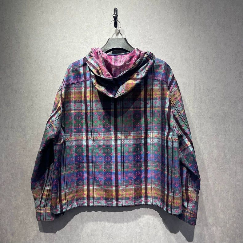 Louis Vuitton Louis Vuitton Purple plaid full logo jacket Size US L / EU 52-54 / 3 - 2 Thumbnail
