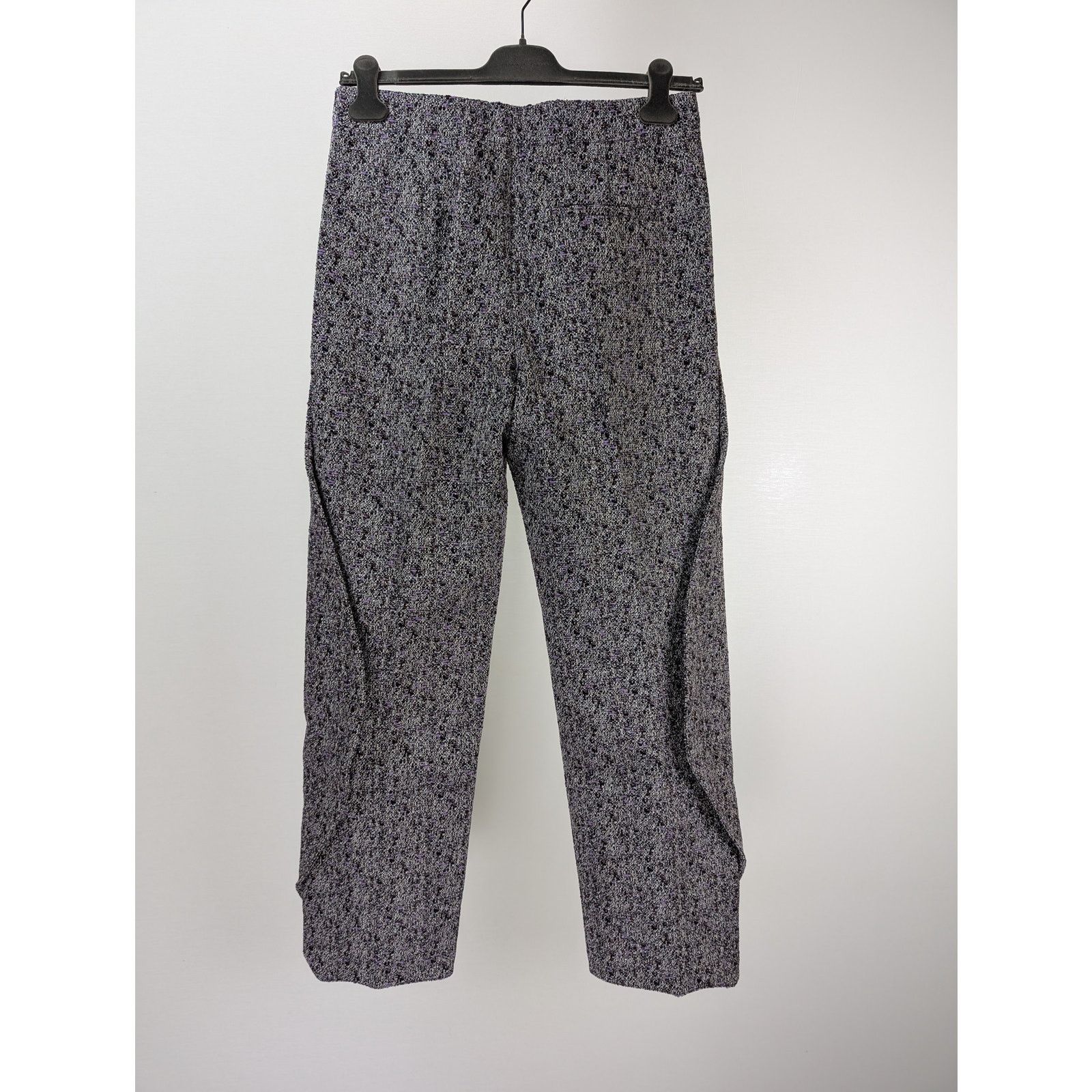 Bottega Veneta o1rshd1 Multicol Wool Viscose Trousers Pants Lilac/Bordeaux Size US 30 / EU 46 - 6 Thumbnail