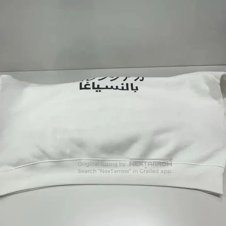 Balenciaga Balenciaga White Language Print Hoodie. Size US S / EU 44-46 / 1 - 7 Thumbnail