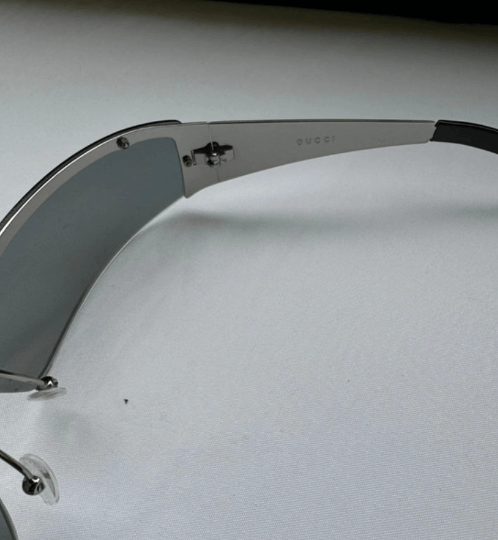 Gucci Gucci Sunglasses Bamboo Mask Logo Shield GG Sport Vintage Size ONE SIZE - 6 Thumbnail