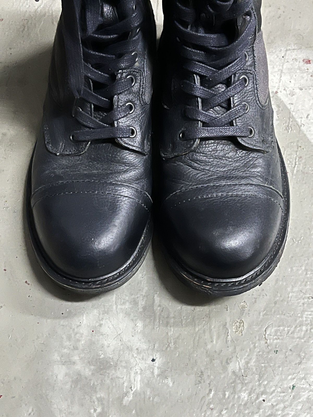 Diesel Diesel Leather Guidi AS 98 Style Combat Steel Toe Boots Size US 8.5 / EU 41-42 - 7 Thumbnail